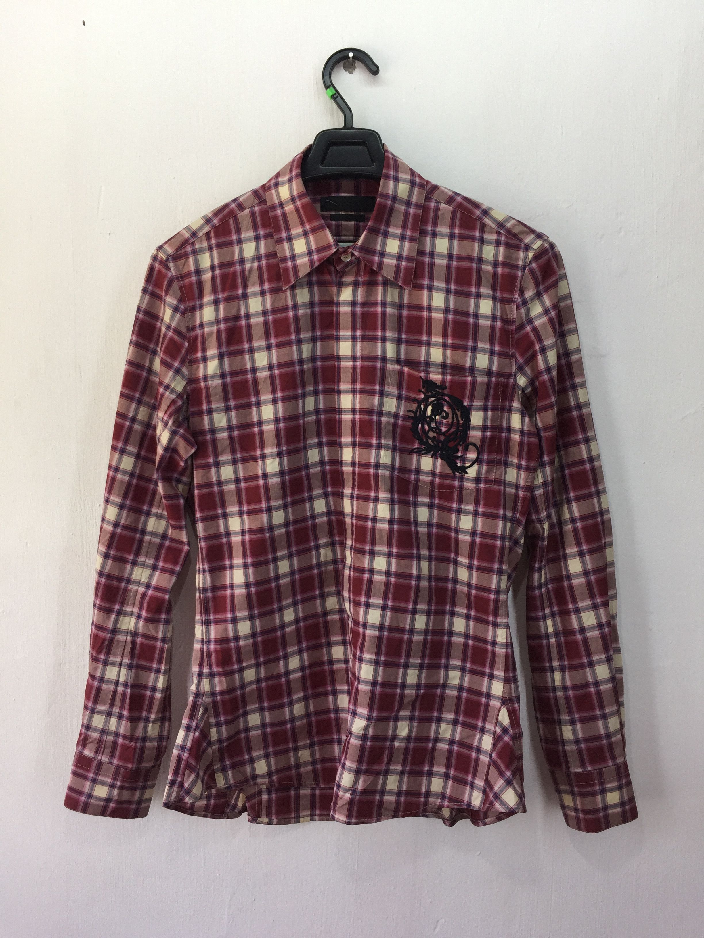 Alexander McQueen Alexander McQueen Checkered Shirt Made in Italy Size L / US 10 / IT 46 - 1 Thumbnail