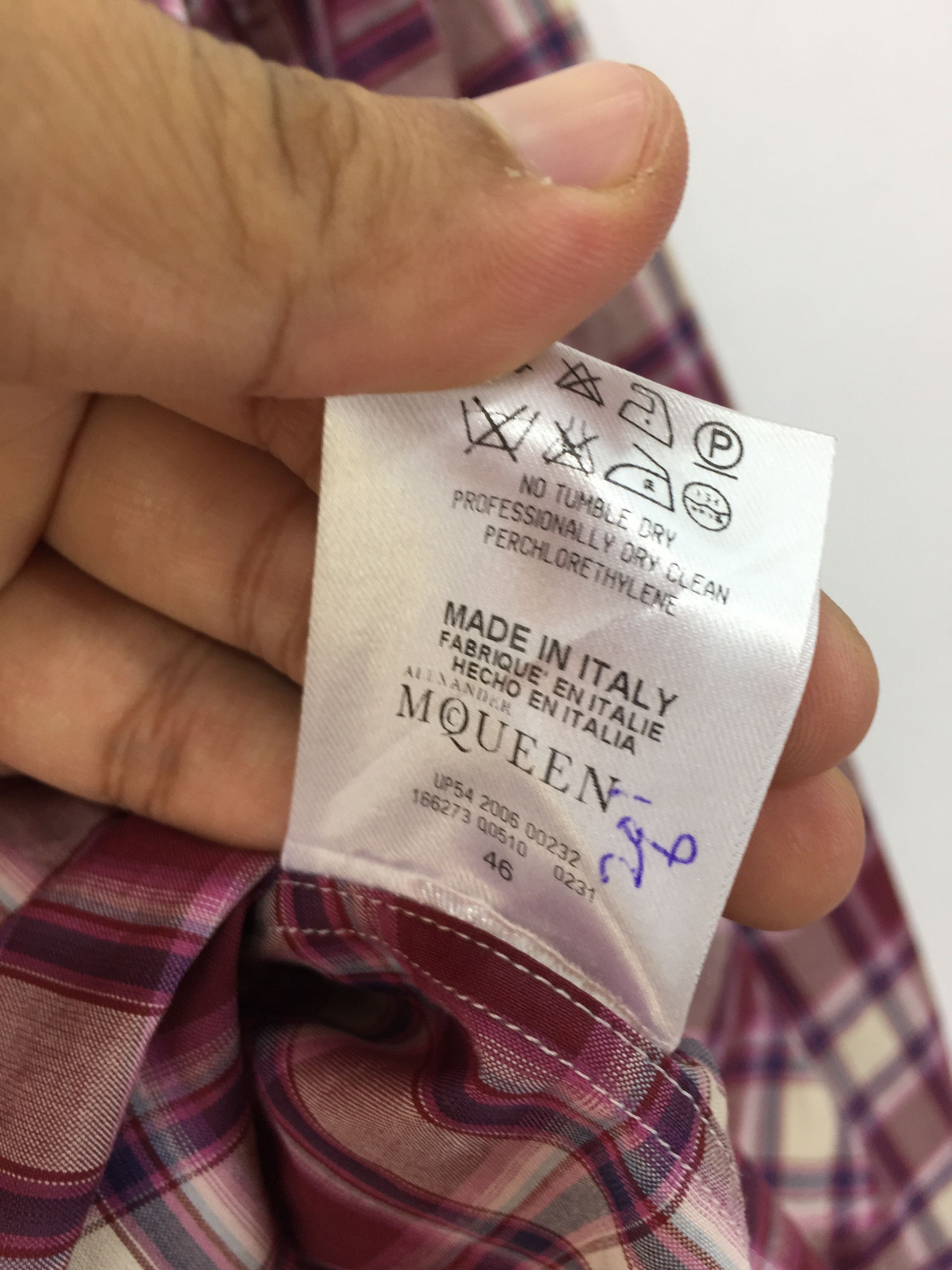 Alexander McQueen Alexander McQueen Checkered Shirt Made in Italy Size L / US 10 / IT 46 - 6 Thumbnail