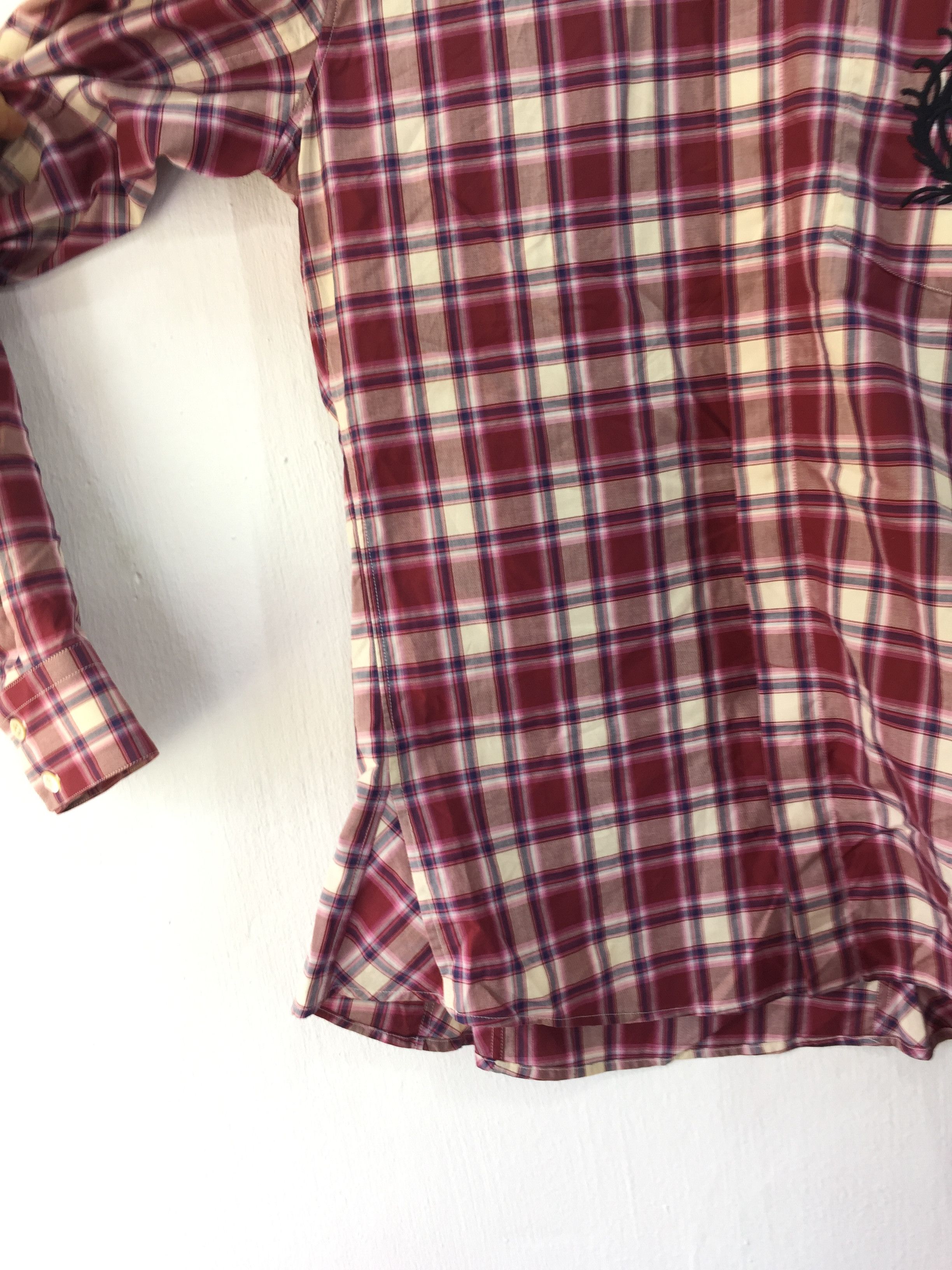 Alexander McQueen Alexander McQueen Checkered Shirt Made in Italy Size L / US 10 / IT 46 - 7 Thumbnail