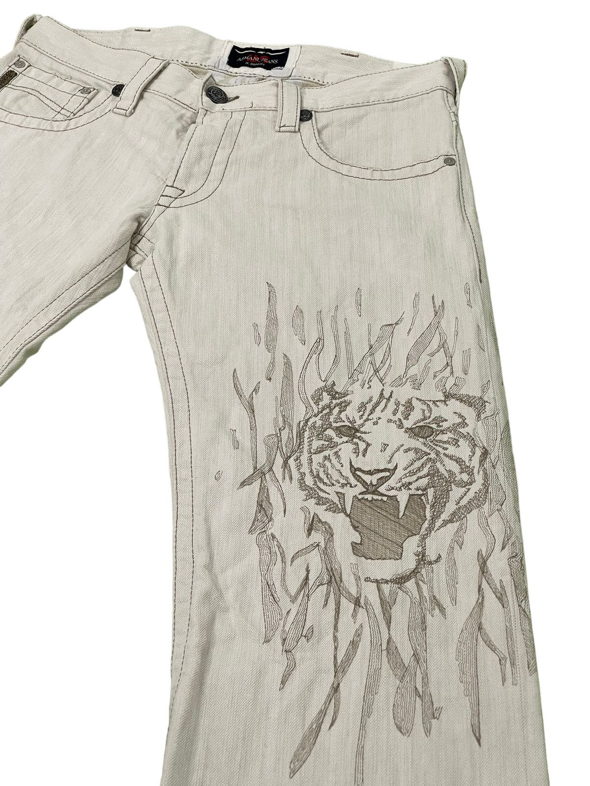 Tiger Embroydered Armani Jeans Low Rise Regular 5🟦6