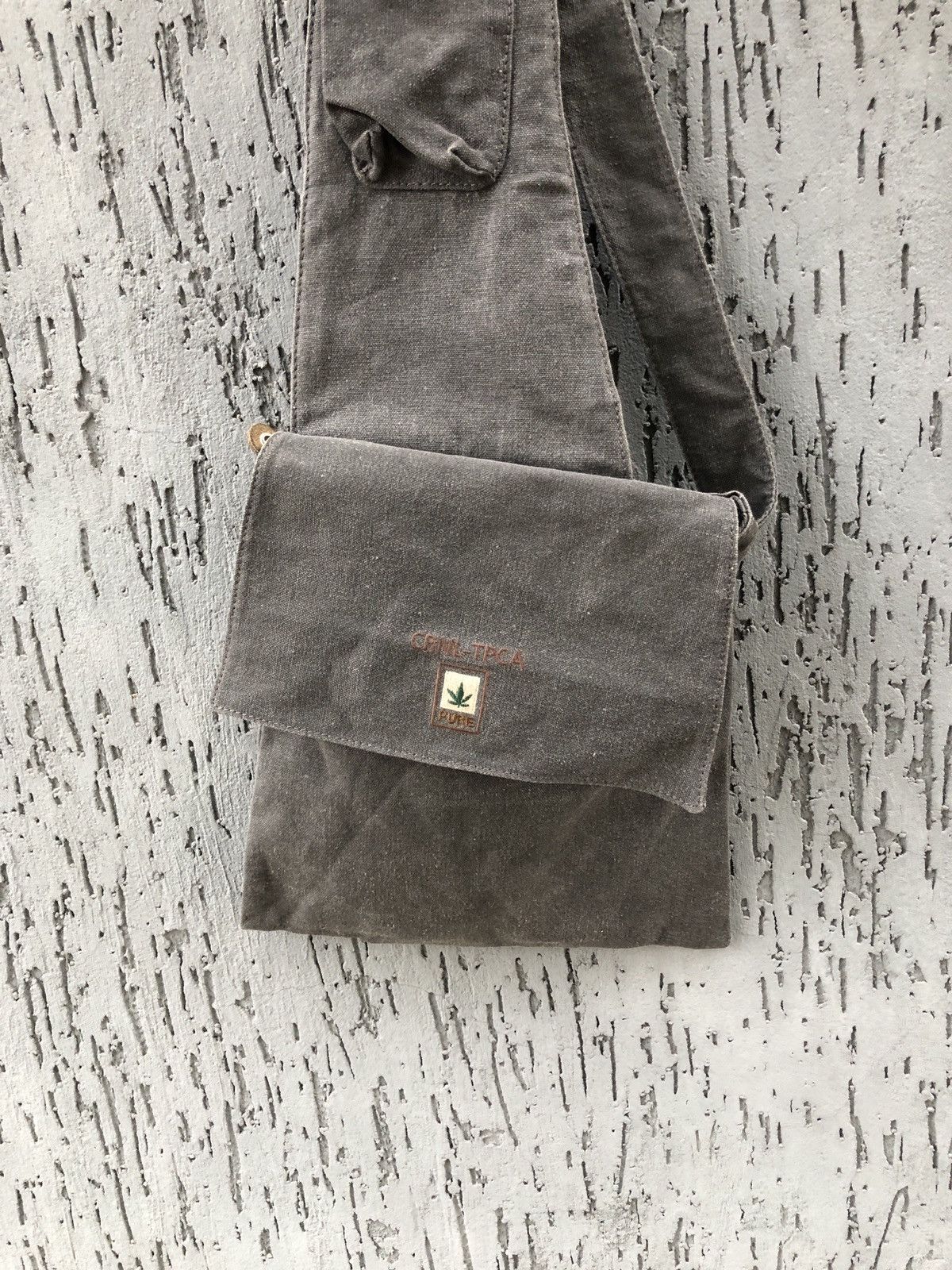 Vintage Vintage Weed Canvas Cross Body Bag Size ONE SIZE - 5 Thumbnail