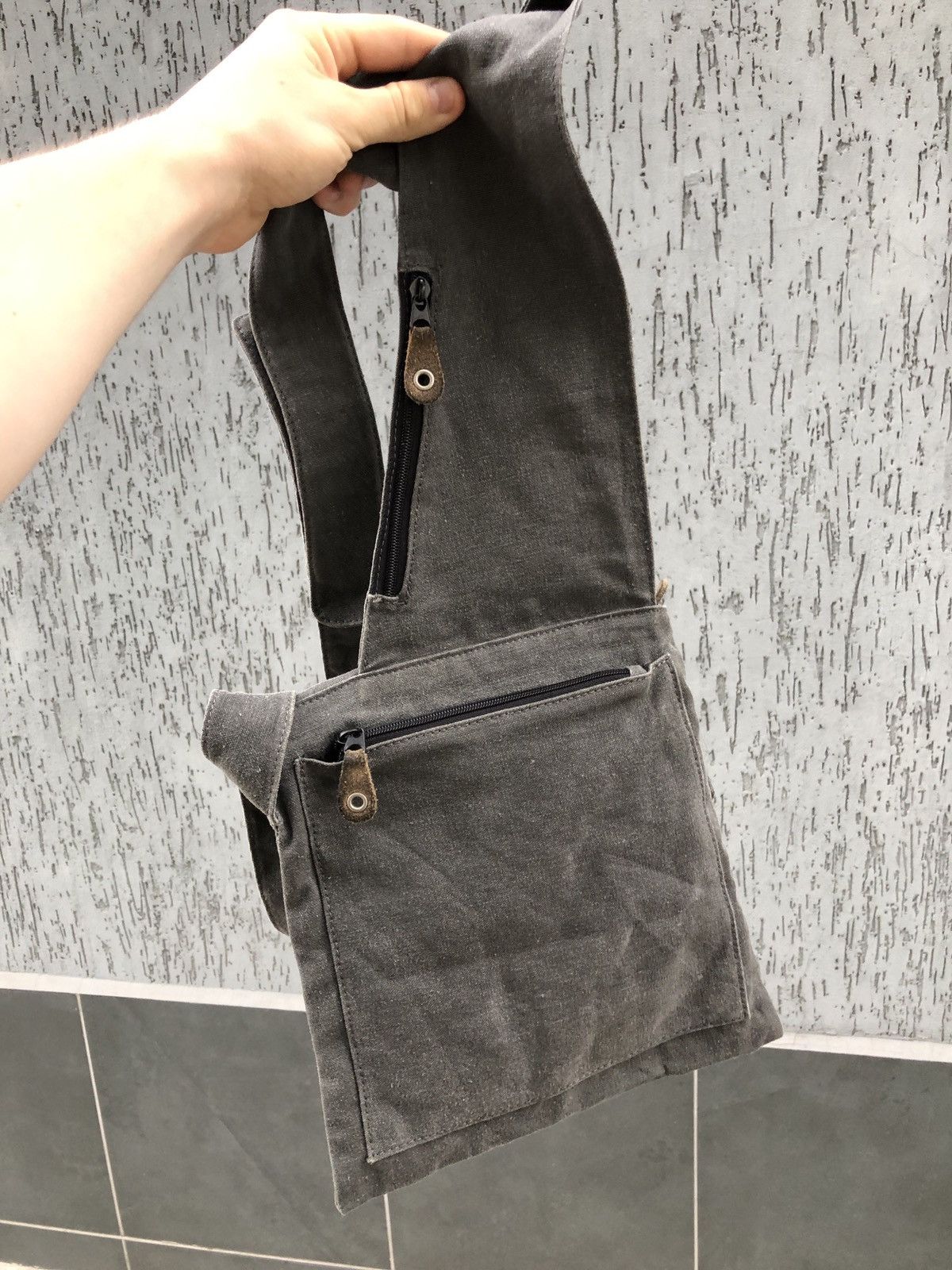Vintage Vintage Weed Canvas Cross Body Bag Size ONE SIZE - 7 Thumbnail