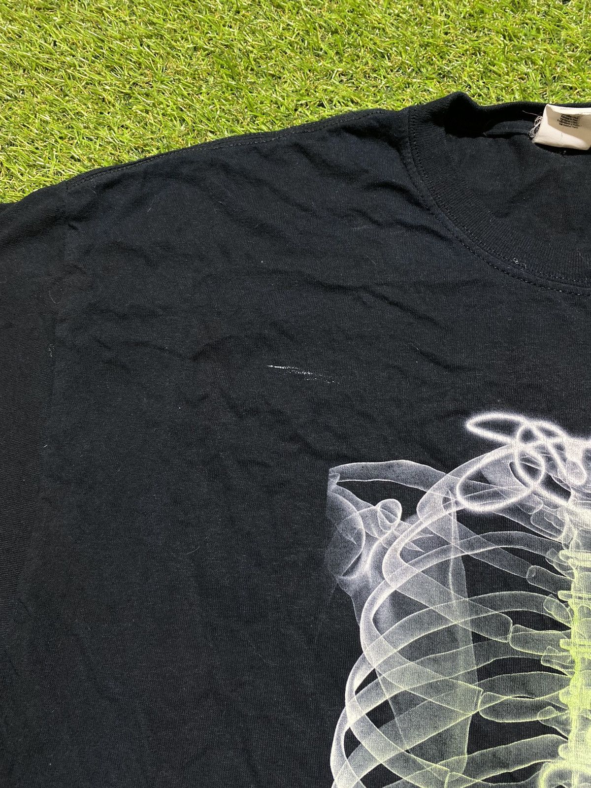 Vintage Vintage Y2k Skeleton Humor tee streetwear style size L Size US L / EU 52-54 / 3 - 3 Thumbnail