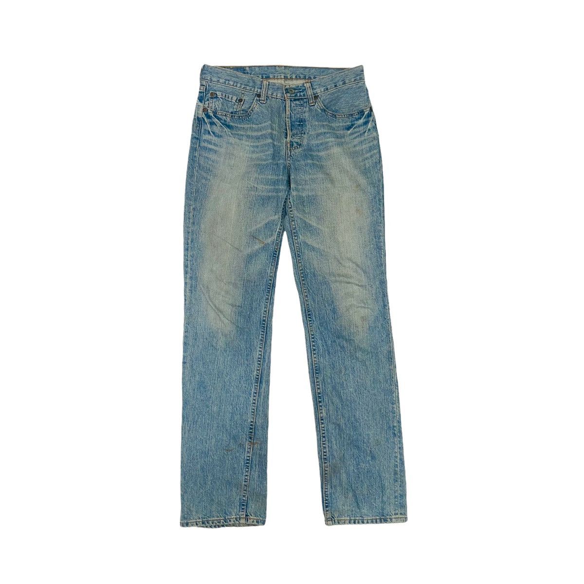 Levi's × Vintage Vintage Levi's 501 Mud Washed Denim Jeans 30x31 Size US 30 / EU 46 - 1 Thumbnail