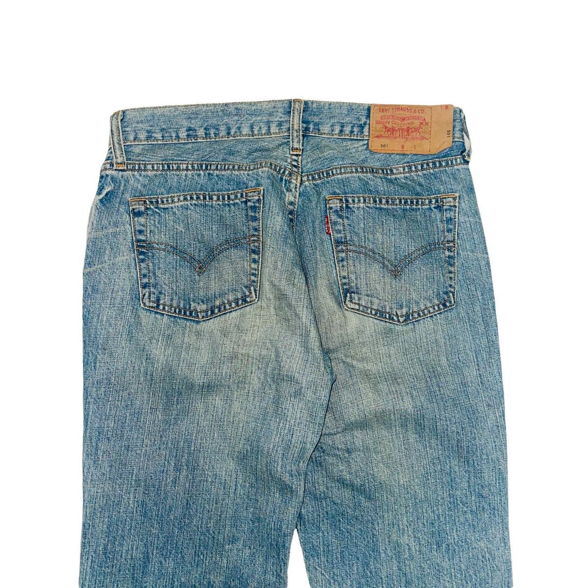 Levi's × Vintage Vintage Levi's 501 Mud Washed Denim Jeans 30x31 Size US 30 / EU 46 - 5 Thumbnail