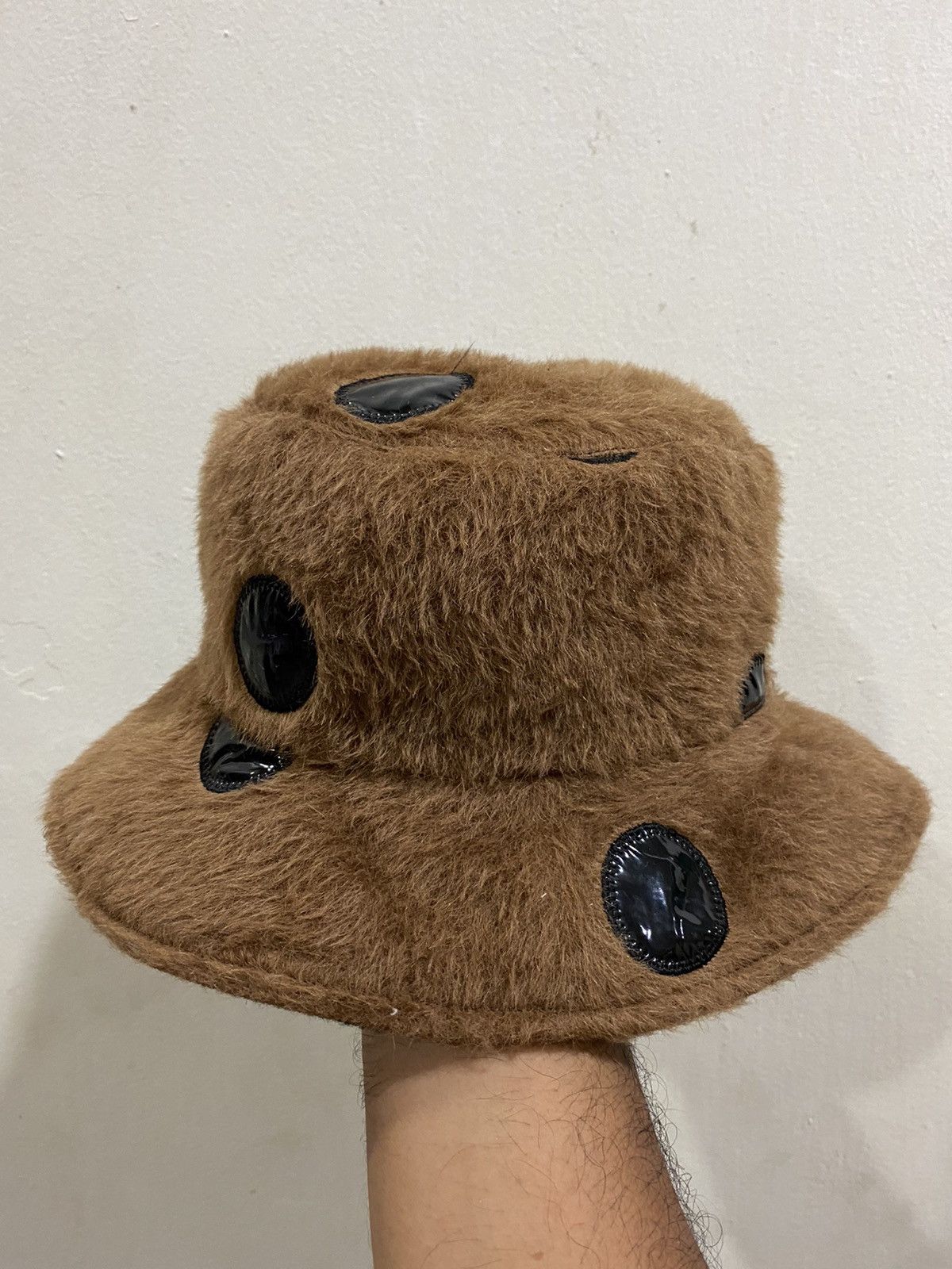 Japanese Brand Japan Eiko Kondo Dog Print Pattern Bucket Hat Size ONE SIZE - 3 Thumbnail