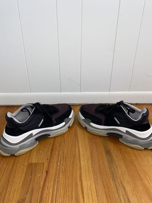 balenciaga triple s homme bordeaux