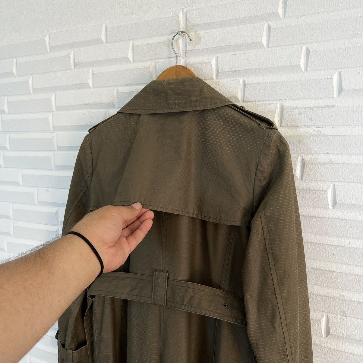 Hysteric Glamour VINTAGE HYSTERIC GLAMOUR TRENCH COAT AVANT GARDE STYLE Size US M / EU 48-50 / 2 - 13 Thumbnail