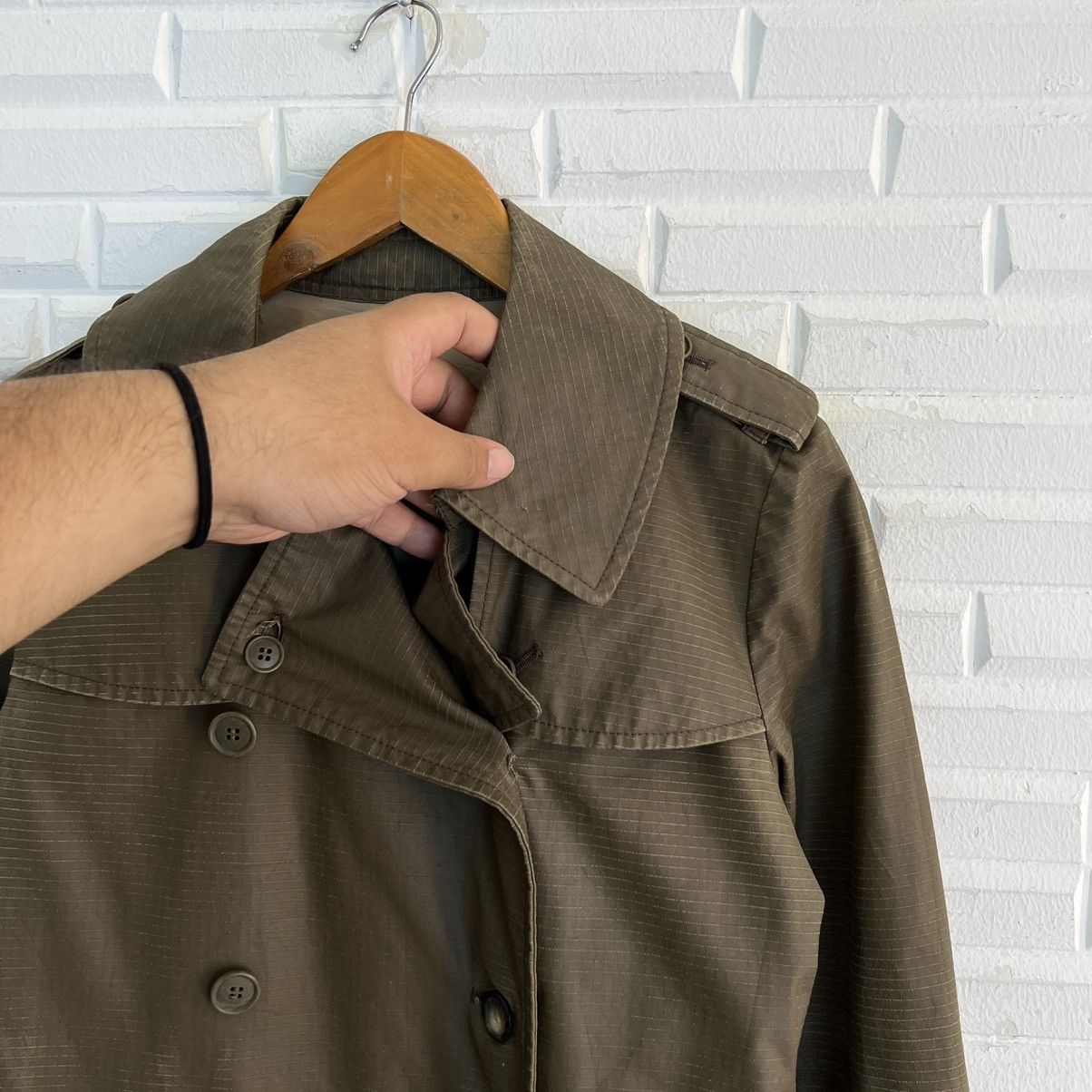 Hysteric Glamour VINTAGE HYSTERIC GLAMOUR TRENCH COAT AVANT GARDE STYLE Size US M / EU 48-50 / 2 - 8 Thumbnail