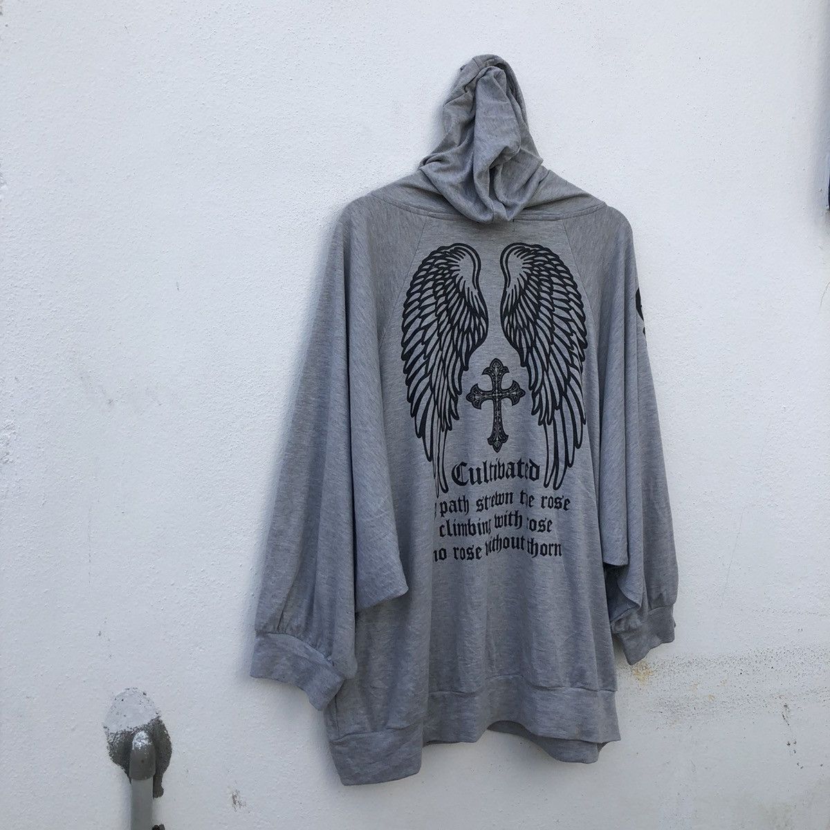 Japanese Brand CULTIBATED BIG LOGO HOODIE ZIPPER JACKET OVER SIZE Size US L / EU 52-54 / 3 - 7 Thumbnail