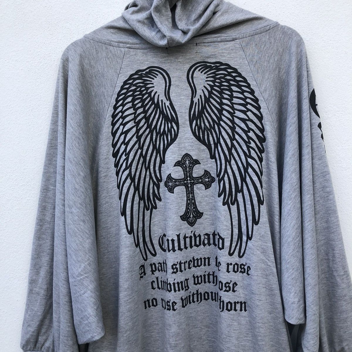 Japanese Brand CULTIBATED BIG LOGO HOODIE ZIPPER JACKET OVER SIZE Size US L / EU 52-54 / 3 - 8 Thumbnail