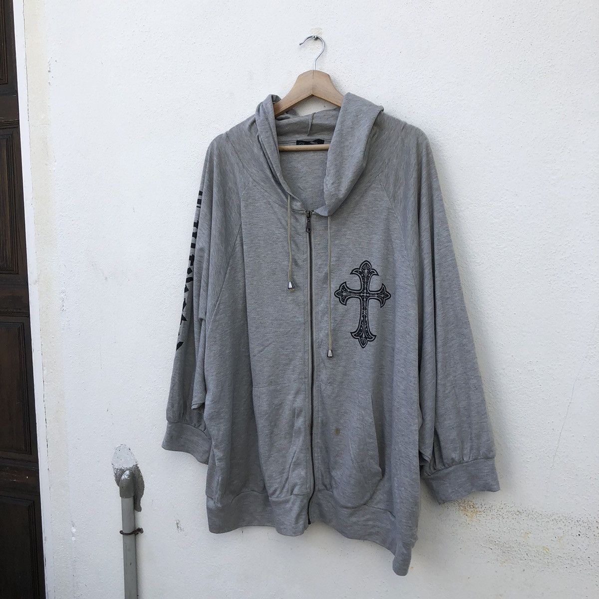 Japanese Brand CULTIBATED BIG LOGO HOODIE ZIPPER JACKET OVER SIZE Size US L / EU 52-54 / 3 - 3 Thumbnail