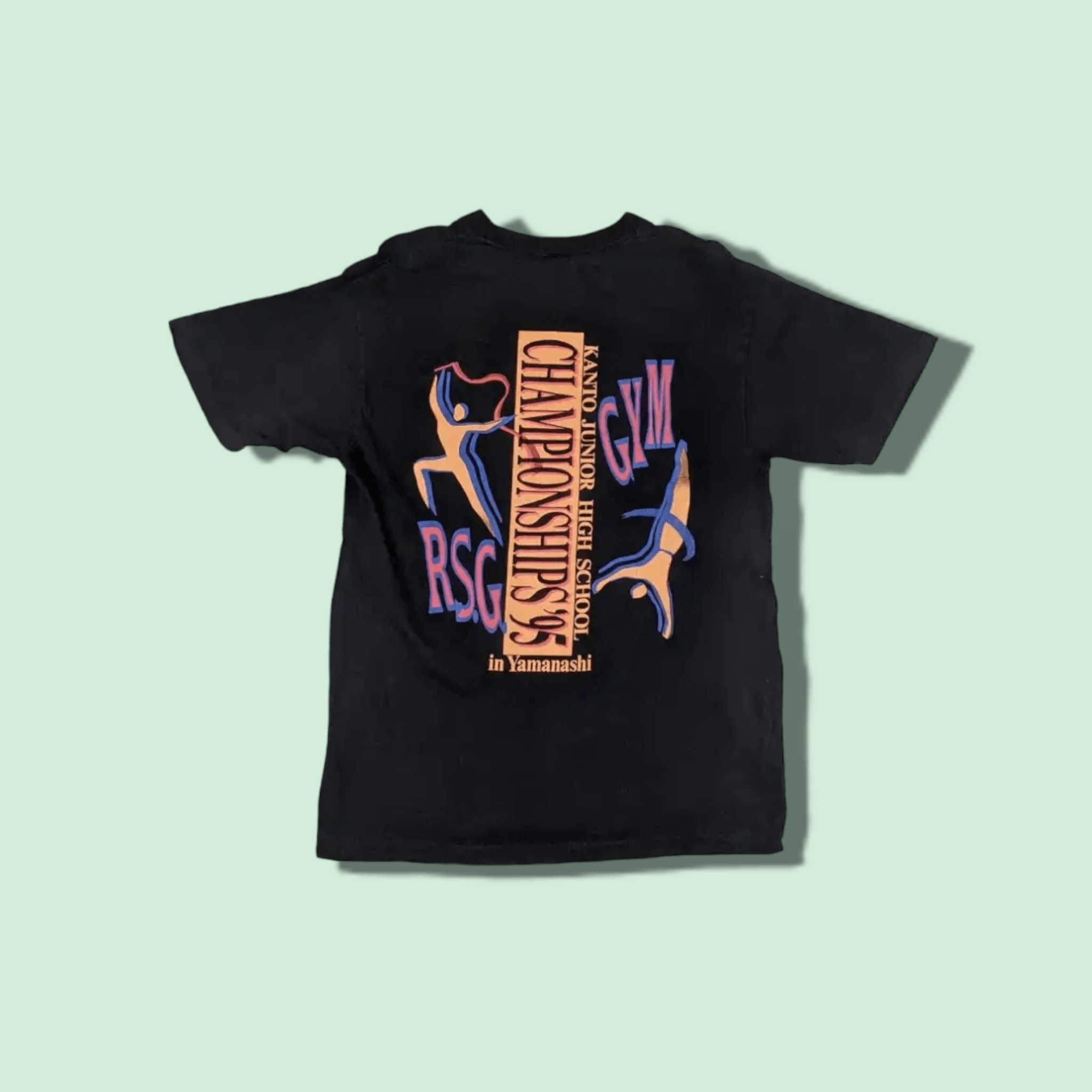 Japanese Brand Vintage 1995 GYMNASTIC CHAMPIONSHIP Single Stitches T-Shirt Size US M / EU 48-50 / 2 - 1 Thumbnail