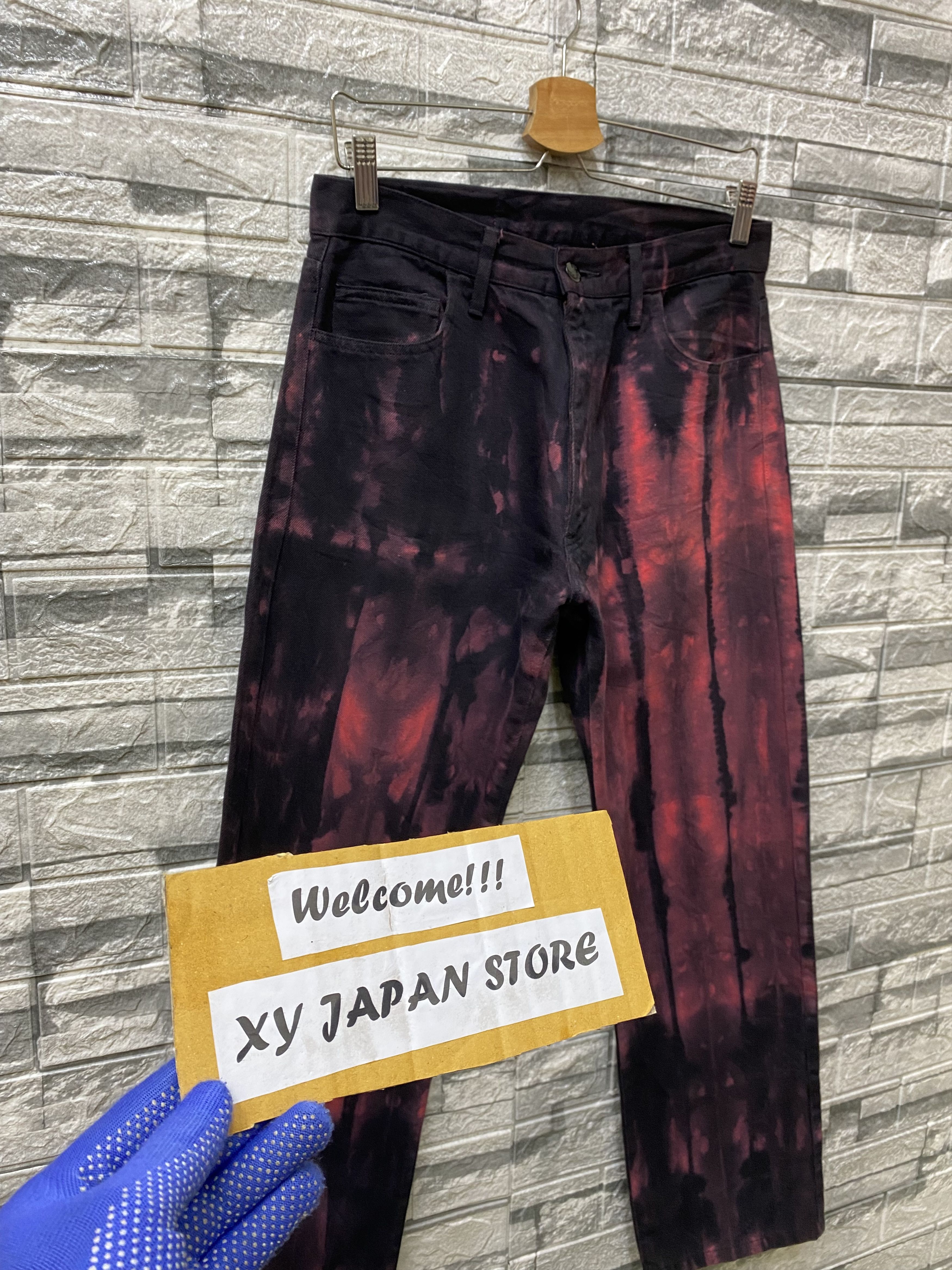 20471120 × If Six Was Nine × Seditionaries (30x29.5)INSANE JAPAN Flame Bleached grunge jean by acoustic Size US 30 / EU 46 - 1 Thumbnail