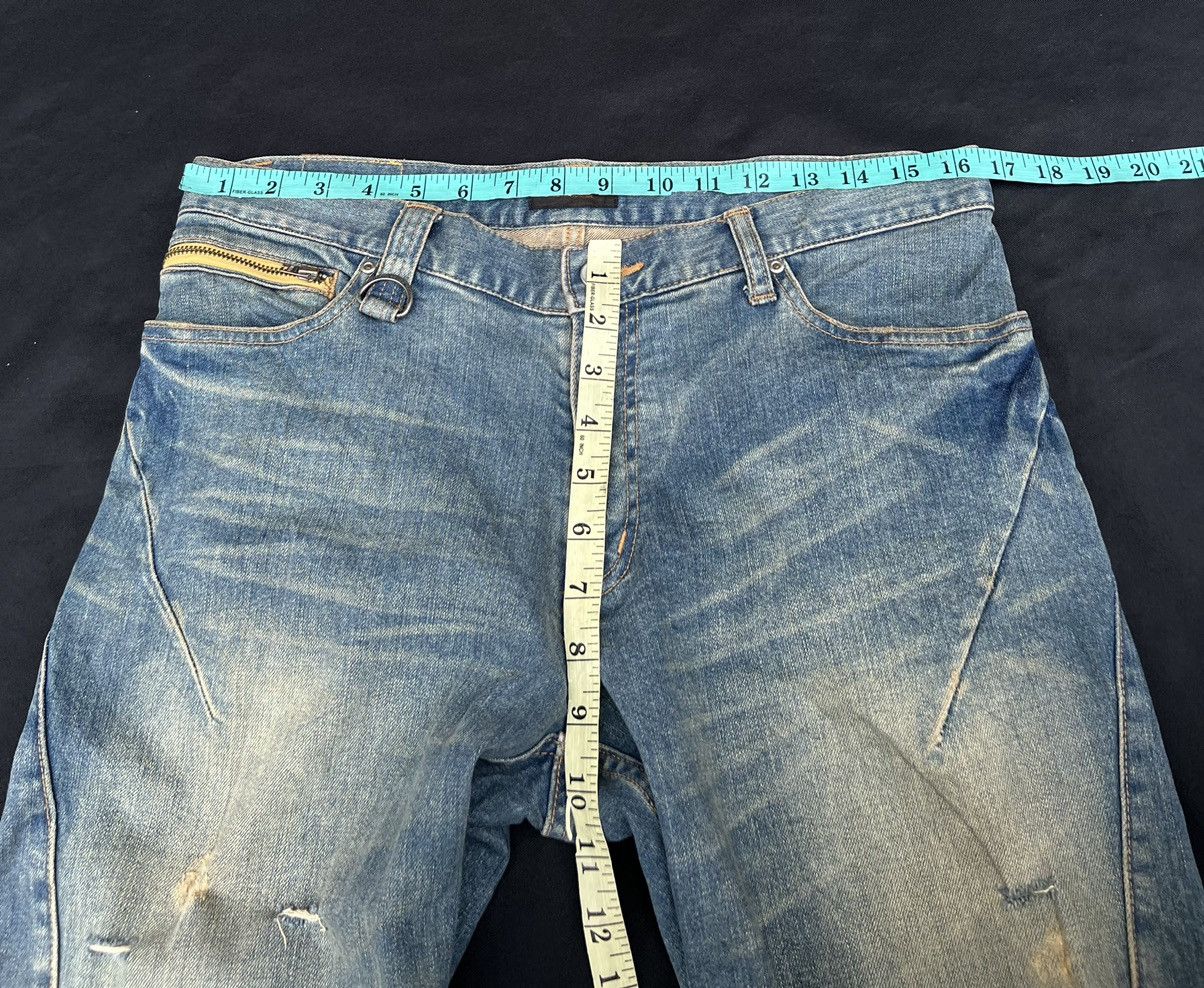 Tete Homme Vintage TETE HOMME Japan Sun Fade Mud Denim Flare Jeans Size US 32 / EU 48 - 2 Thumbnail