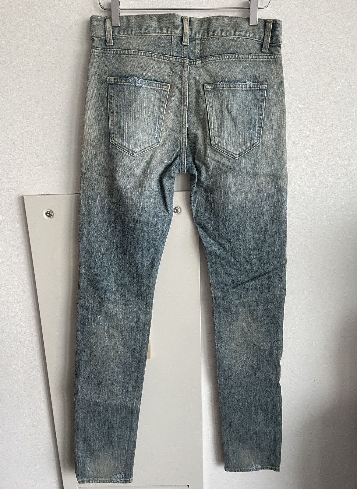 Hedi Slimane × Saint Laurent Paris × Yves Saint Laurent Extremely Rare Brand NEW SS16 Hedi Slimane Crash Trash Denim Size US 29 - 7 Thumbnail