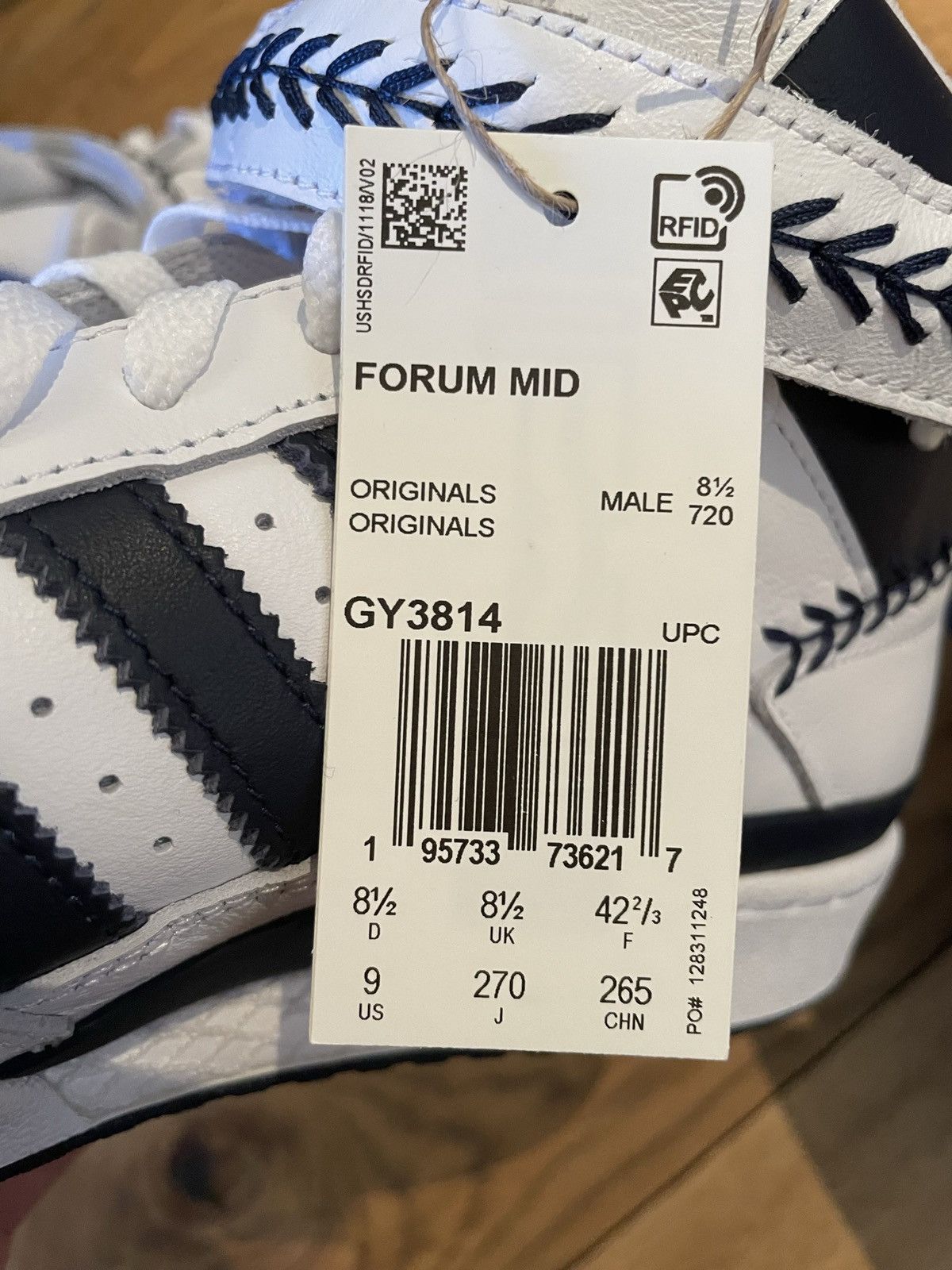 Adidas Adidas Forum Mid Baseball Aaron Judge Size US 9 / EU 42 - 11 Thumbnail