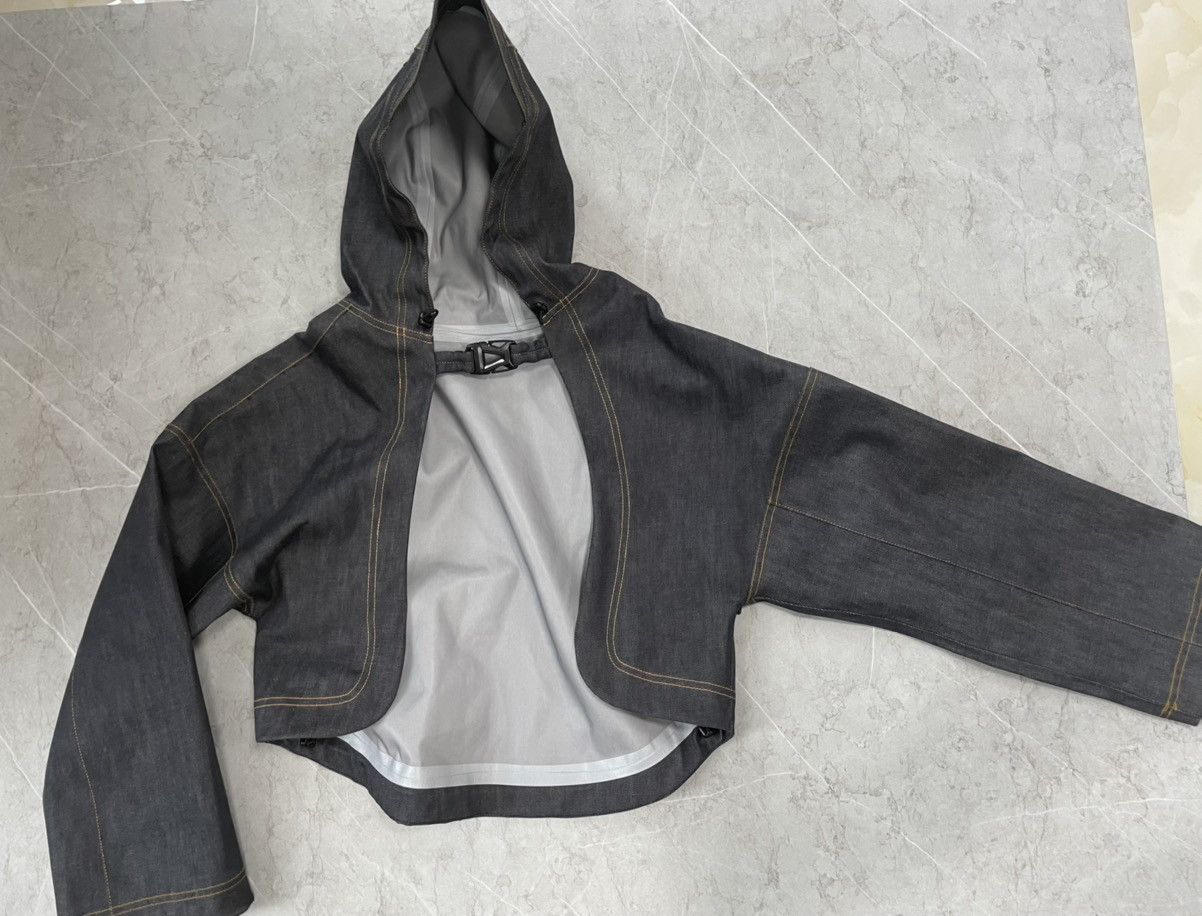 Sasquatchfabrix Indigo denim three layer bolero jacket Size US M / EU 48-50 / 2 - 2 Thumbnail