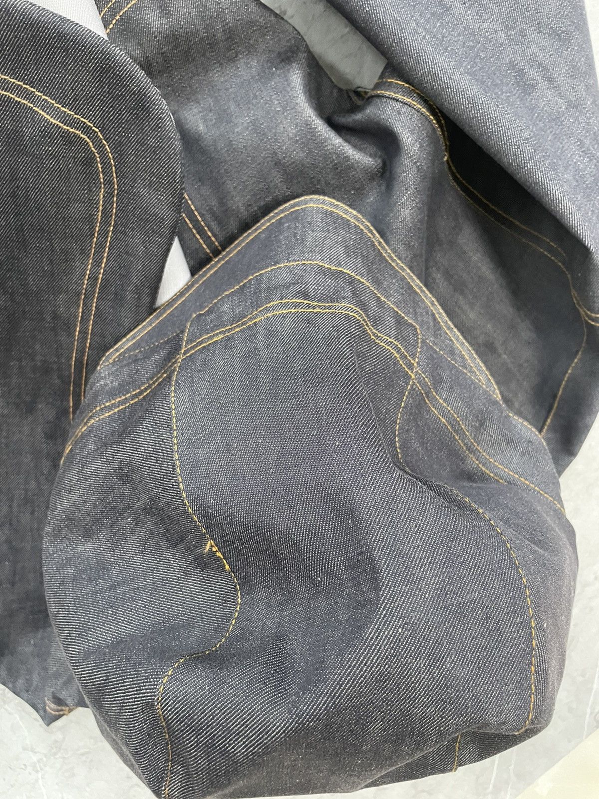 Sasquatchfabrix Indigo denim three layer bolero jacket Size US M / EU 48-50 / 2 - 8 Thumbnail