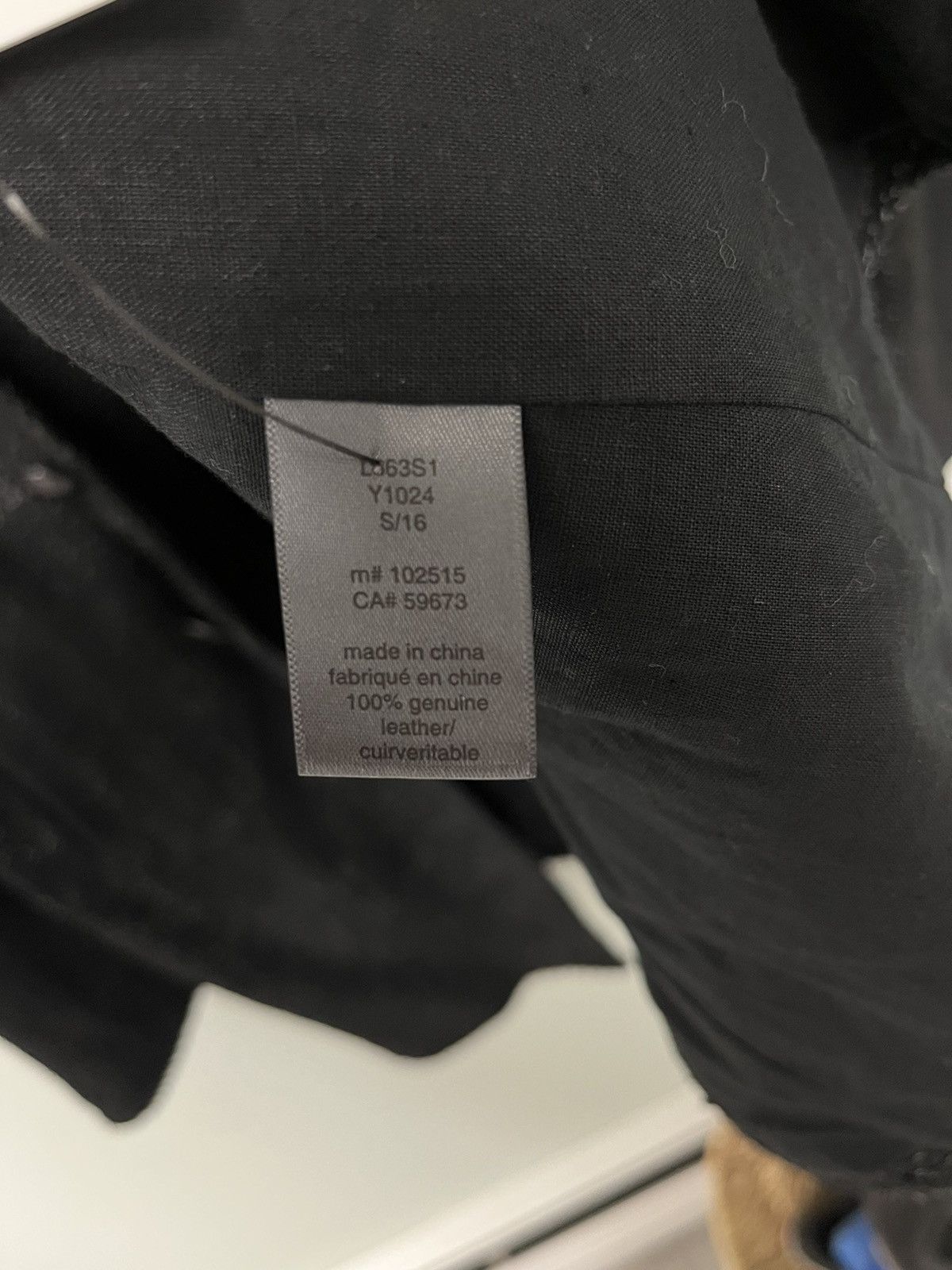 John Varvatos Scored leather cutaway coat. 50 Size US M / EU 48-50 / 2 - 18 Thumbnail