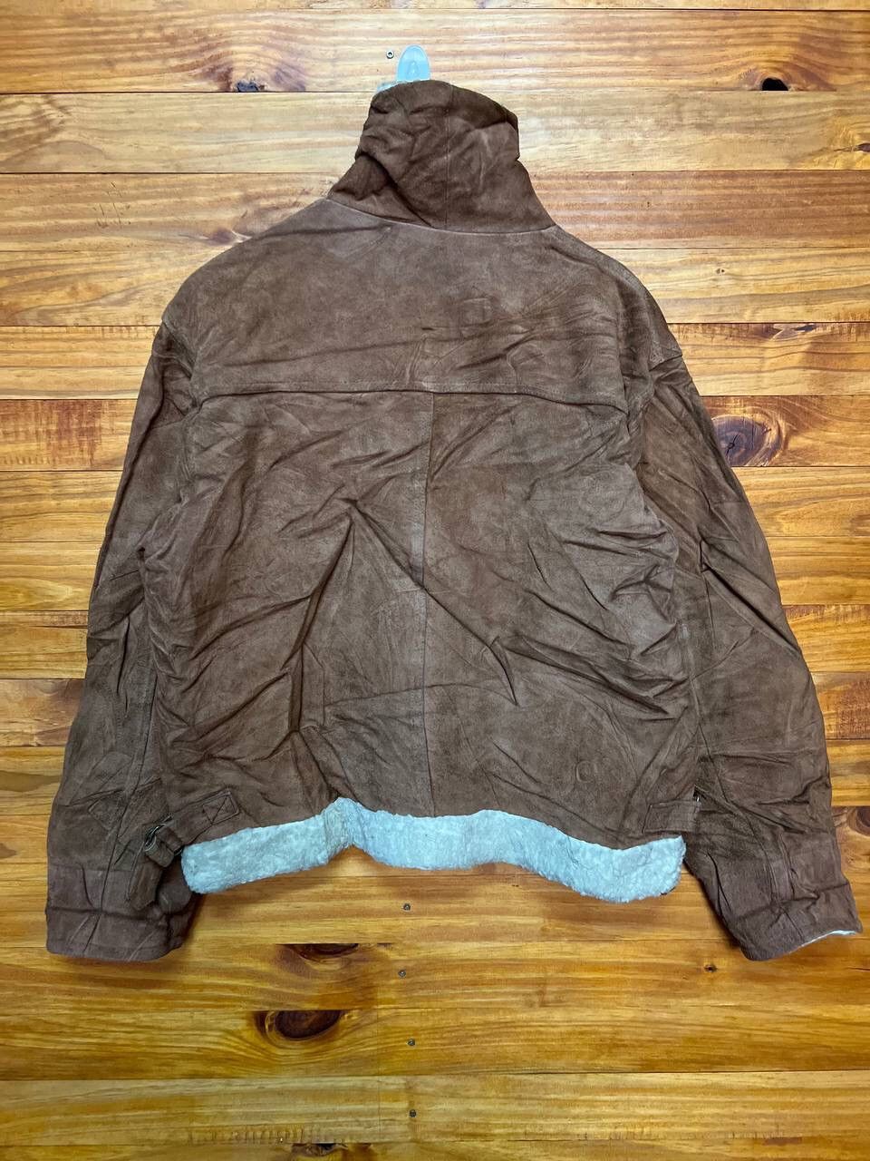Leather VINTAGE CREATION CUBE SHEARLING SUEDE LEATHER JACKET Size US L / EU 52-54 / 3 - 11 Thumbnail