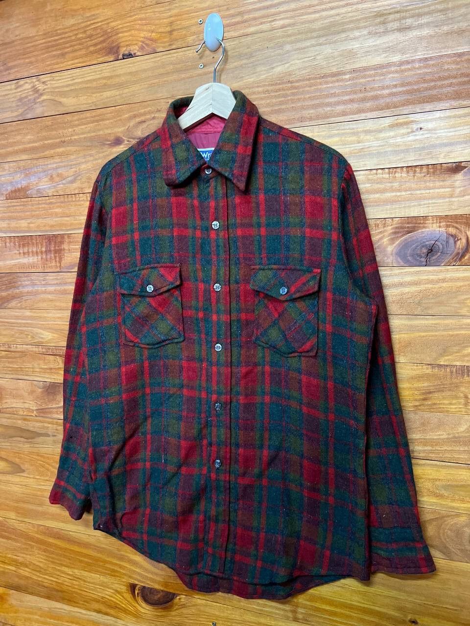 Flannel VINTAGE FLANNEL WRANGLER WOOL SHIRTS Size US M / EU 48-50 / 2 - 3 Thumbnail