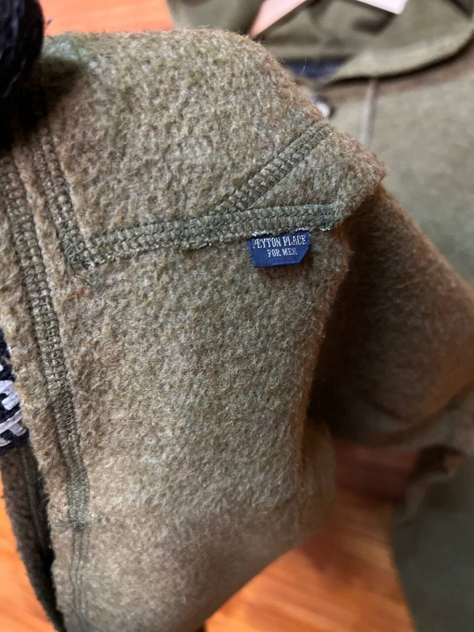 PPFM × Vintage PEYTON PLACE FOR MEN WOOL HOODIE Size US L / EU 52-54 / 3 - 9 Thumbnail