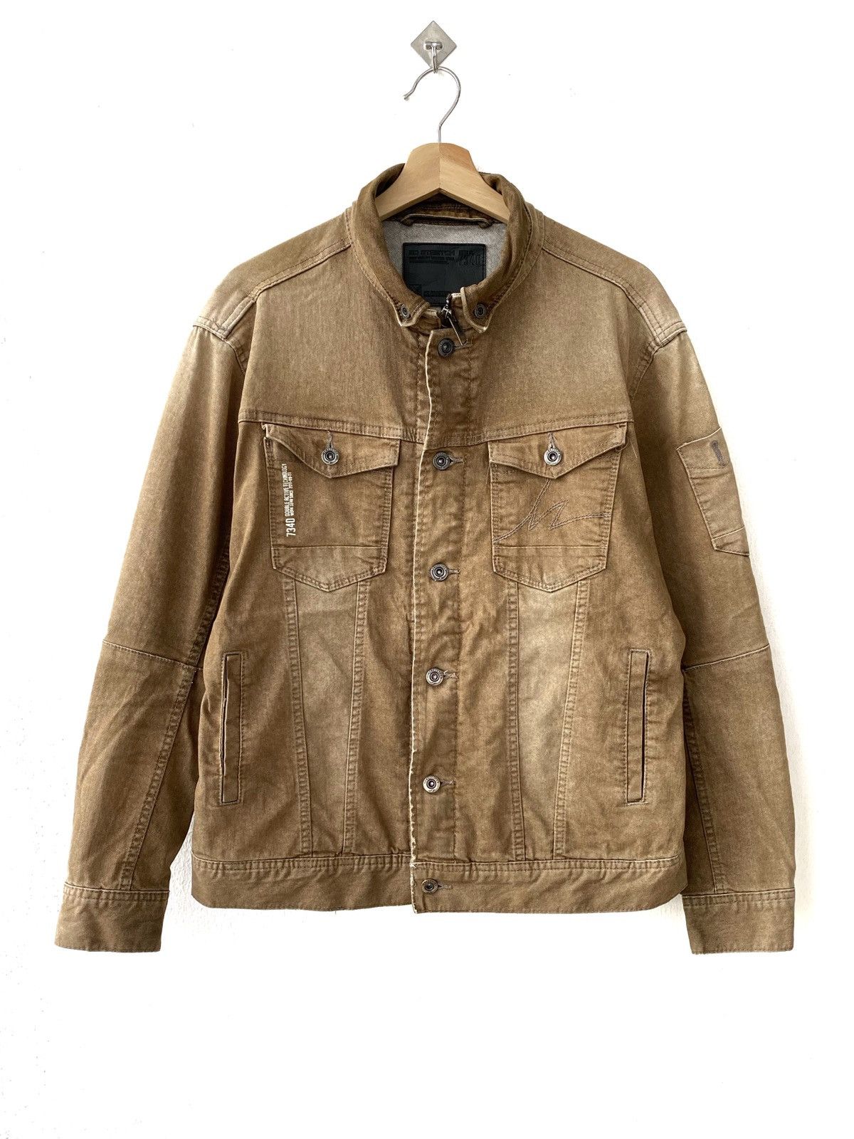 Japanese Brand I’z Frontier 7340 Workgear Japan Style Denim Jacket Size US M / EU 48-50 / 2 - 1 Thumbnail