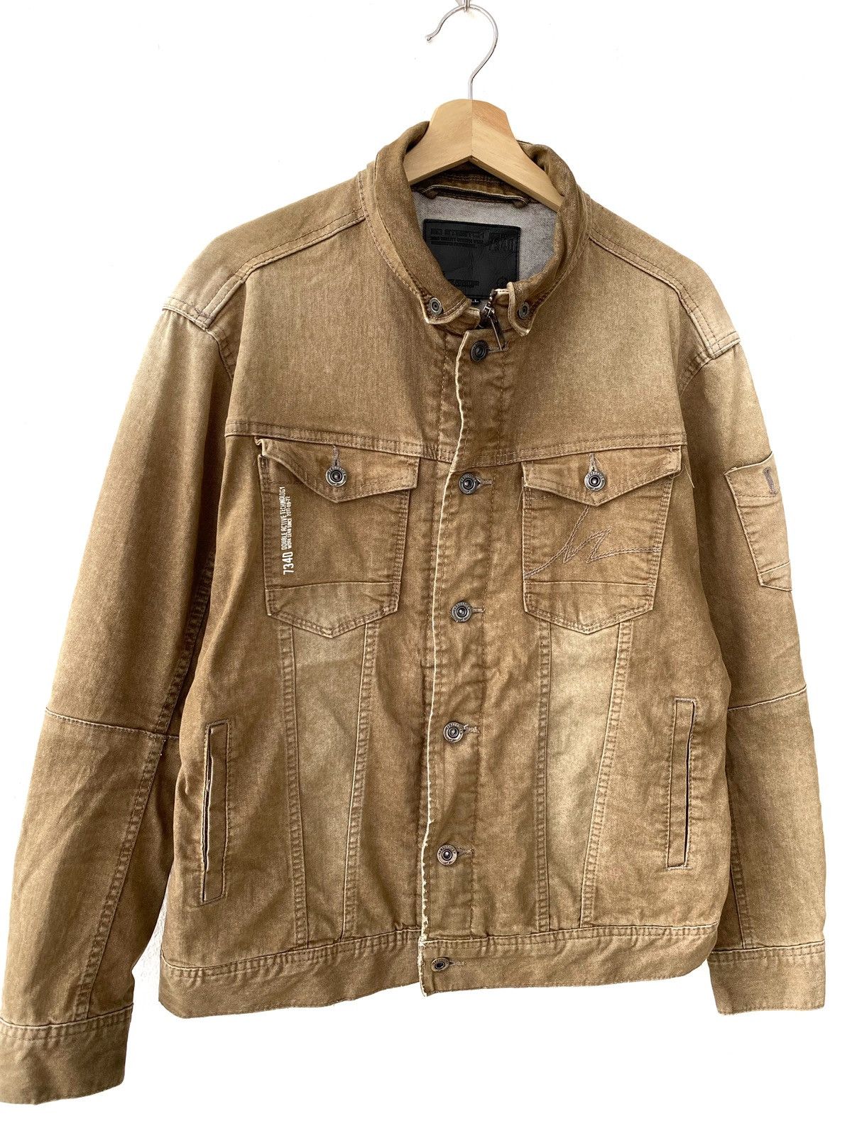 Japanese Brand I’z Frontier 7340 Workgear Japan Style Denim Jacket Size US M / EU 48-50 / 2 - 2 Thumbnail