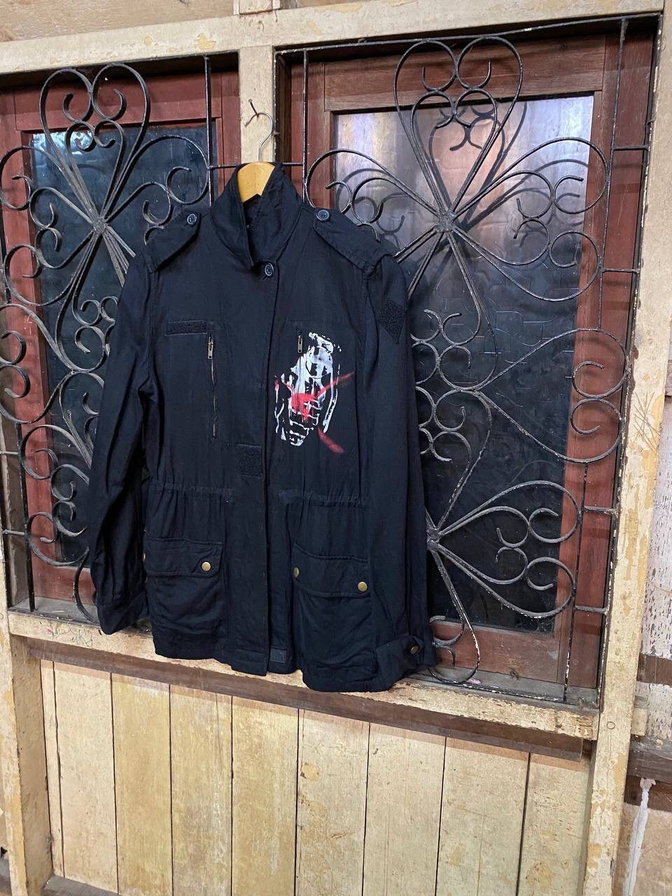 Japanese Brand Peace now Head Skull Wings Big logo spring jacket Size US S / EU 44-46 / 1 - 6 Thumbnail