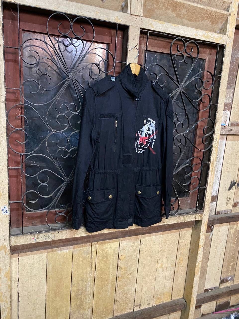 Japanese Brand Peace now Head Skull Wings Big logo spring jacket Size US S / EU 44-46 / 1 - 5 Thumbnail