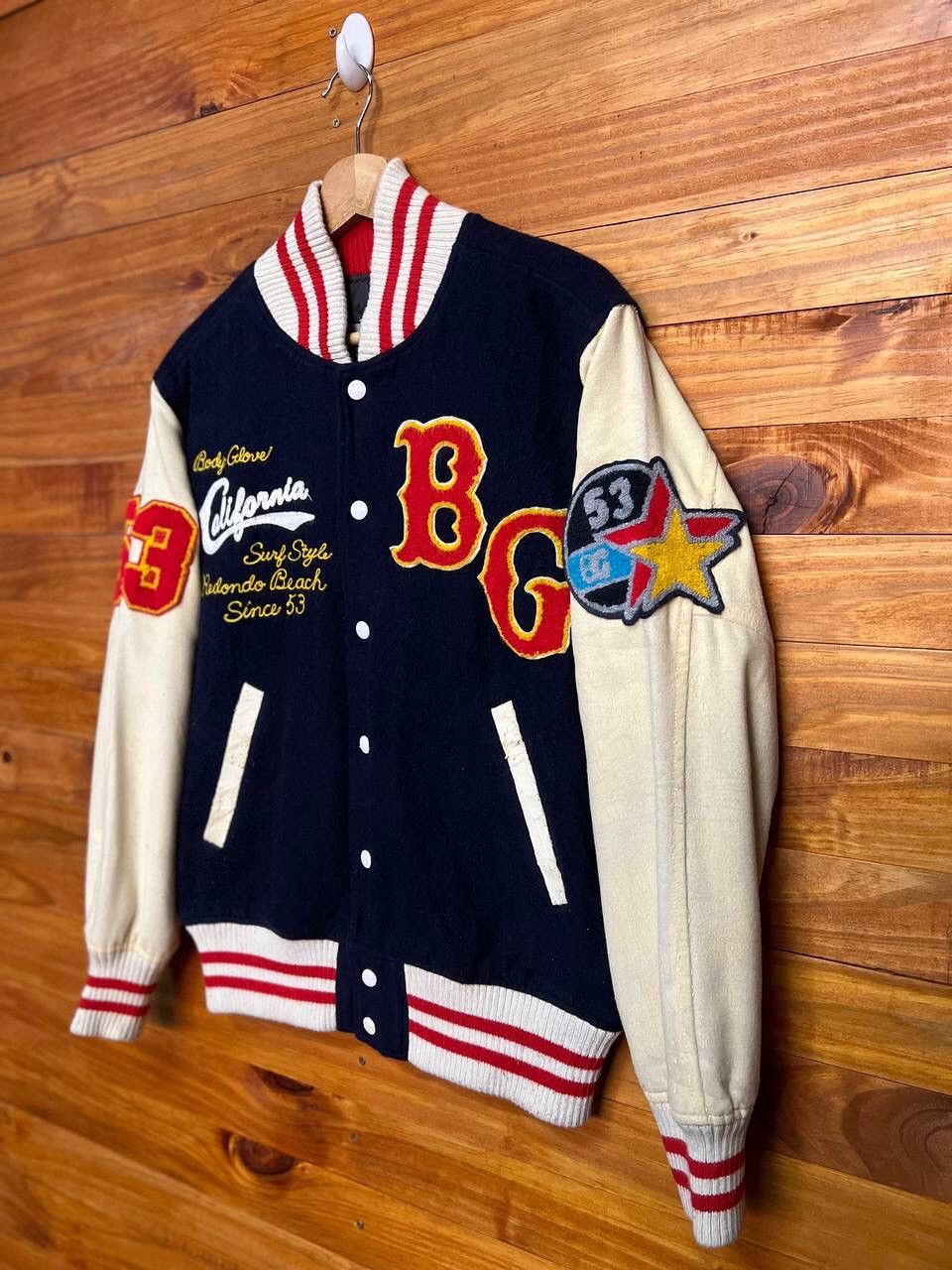 Body Glove BODY GLOVE WOOL VARSITY JACKET Size US M / EU 48-50 / 2 - 3 Thumbnail