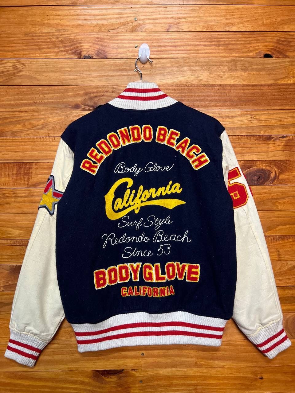 Body Glove BODY GLOVE WOOL VARSITY JACKET Size US M / EU 48-50 / 2 - 7 Thumbnail