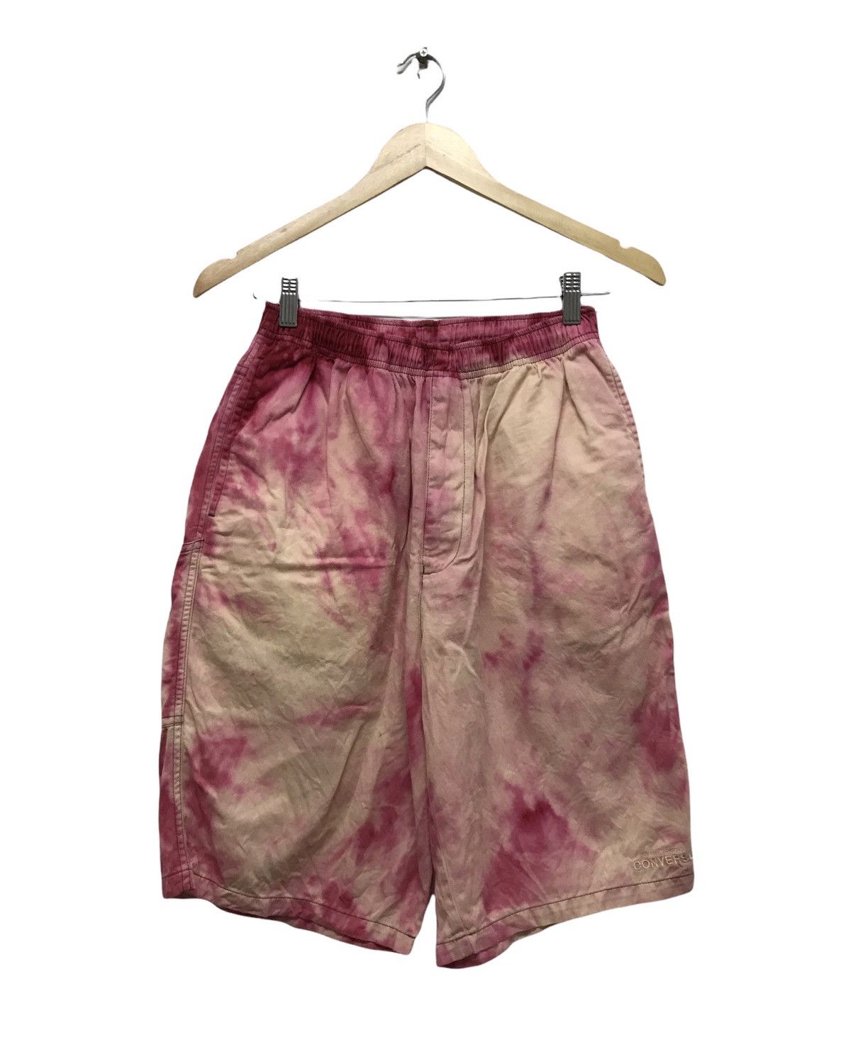 image of Nice! Vintage Converse Tie Dye Short Pants Size M in Pink, Men's