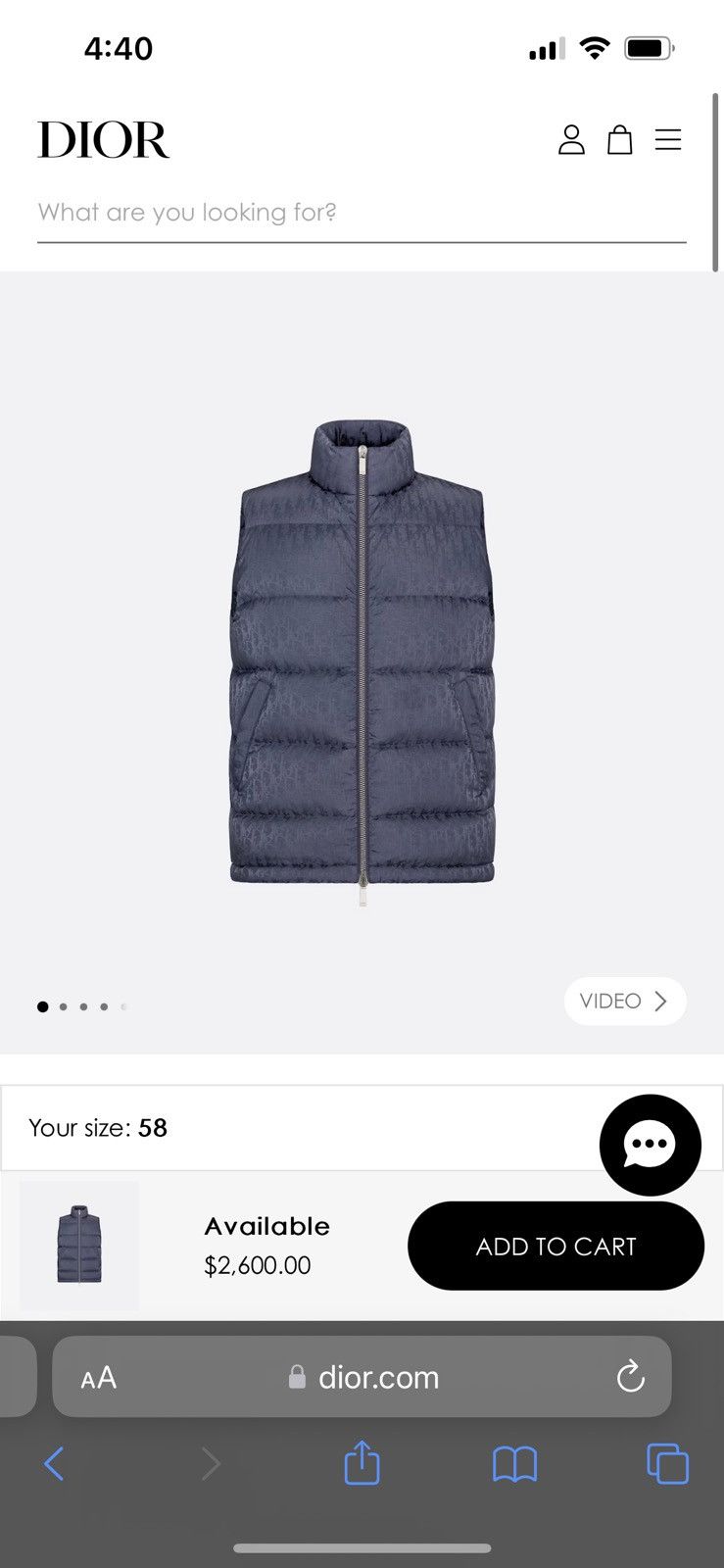 Dior Dior Oblique Vest Size US L / EU 52-54 / 3 - 10 Thumbnail