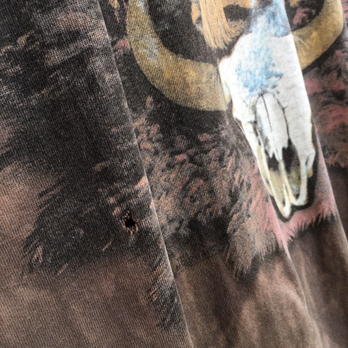 The Mountain Thrashed Faded Vintage The Mountain Tie Dye ERD GRUNGE TEE Size US XXL / EU 58 / 5 - 8 Thumbnail