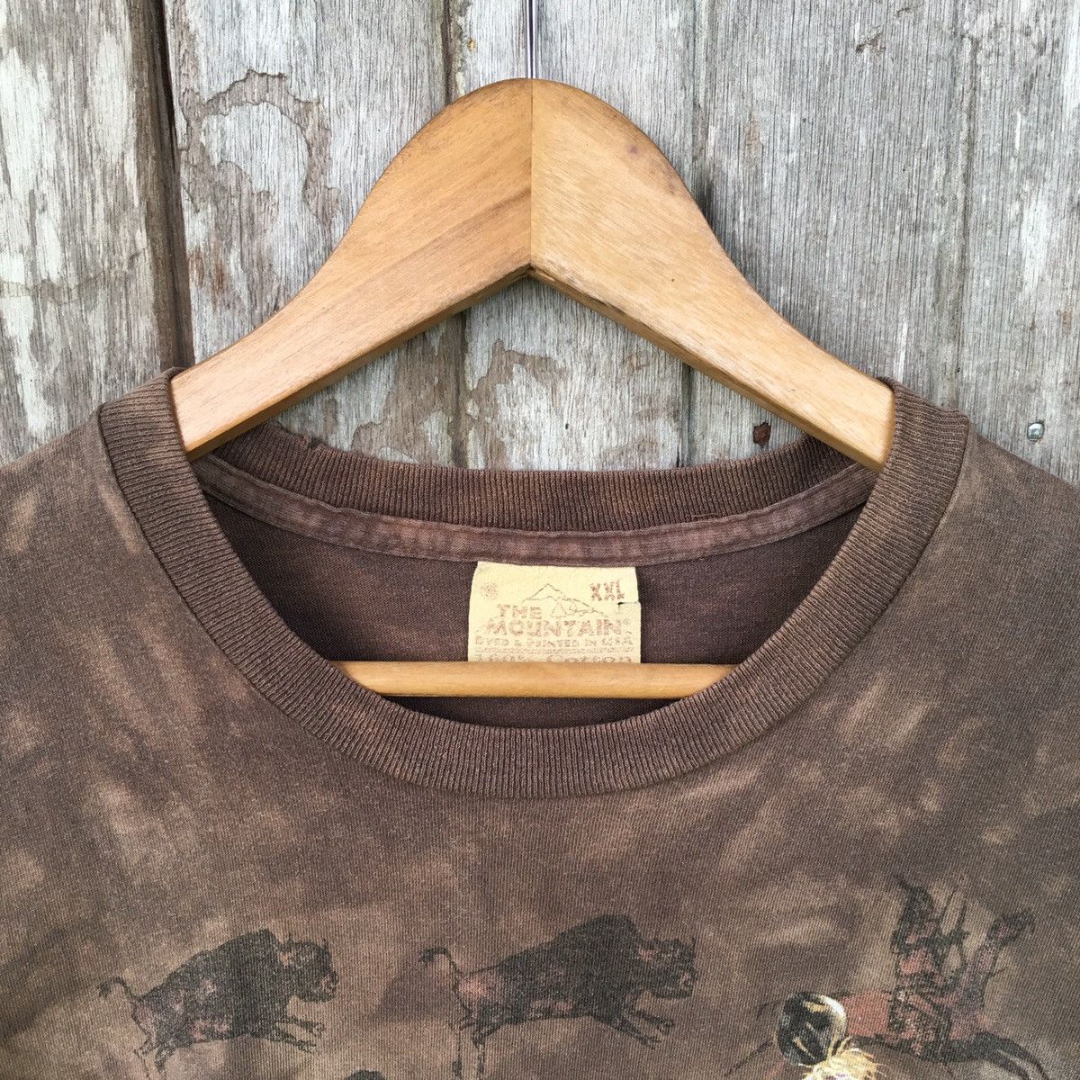 The Mountain Thrashed Faded Vintage The Mountain Tie Dye ERD GRUNGE TEE Size US XXL / EU 58 / 5 - 3 Thumbnail