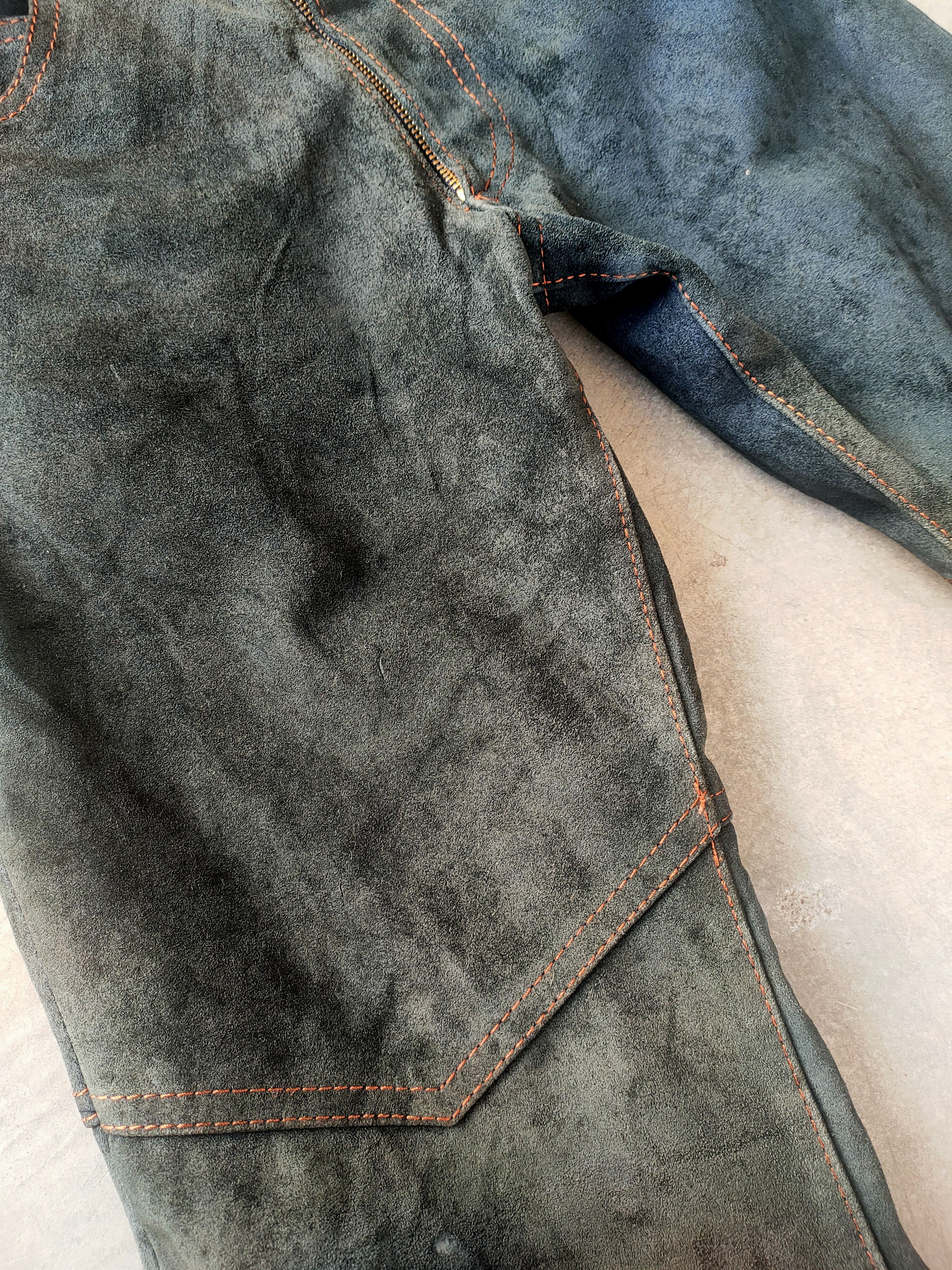 Genuine Leather NAP Leather Flare Pant Size US 29 - 3 Thumbnail