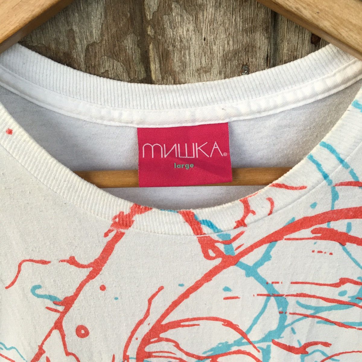 Mishka Vintage MNWKA Skateboard Brand ERD GRUNGE OVP TSHIRT Size US L / EU 52-54 / 3 - 3 Thumbnail