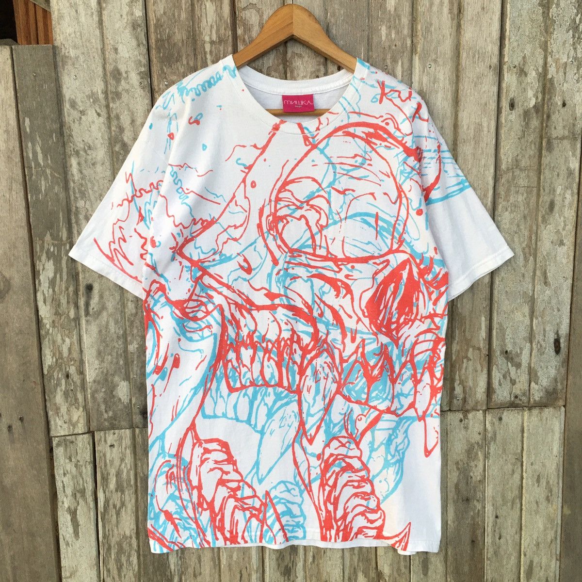 Mishka Vintage MNWKA Skateboard Brand ERD GRUNGE OVP TSHIRT Size US L / EU 52-54 / 3 - 1 Thumbnail