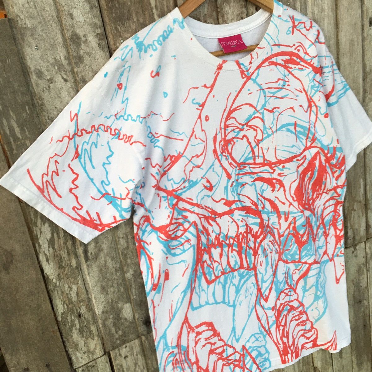 Mishka Vintage MNWKA Skateboard Brand ERD GRUNGE OVP TSHIRT Size US L / EU 52-54 / 3 - 2 Thumbnail