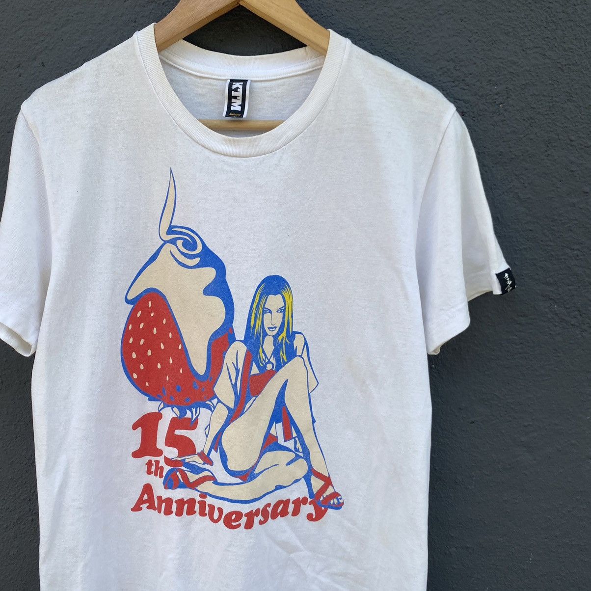 Japanese Brand Thrashed Vintage Y2K KTM ERD GRUNGE HOOKUPS TEE Size US M / EU 48-50 / 2 - 3 Thumbnail