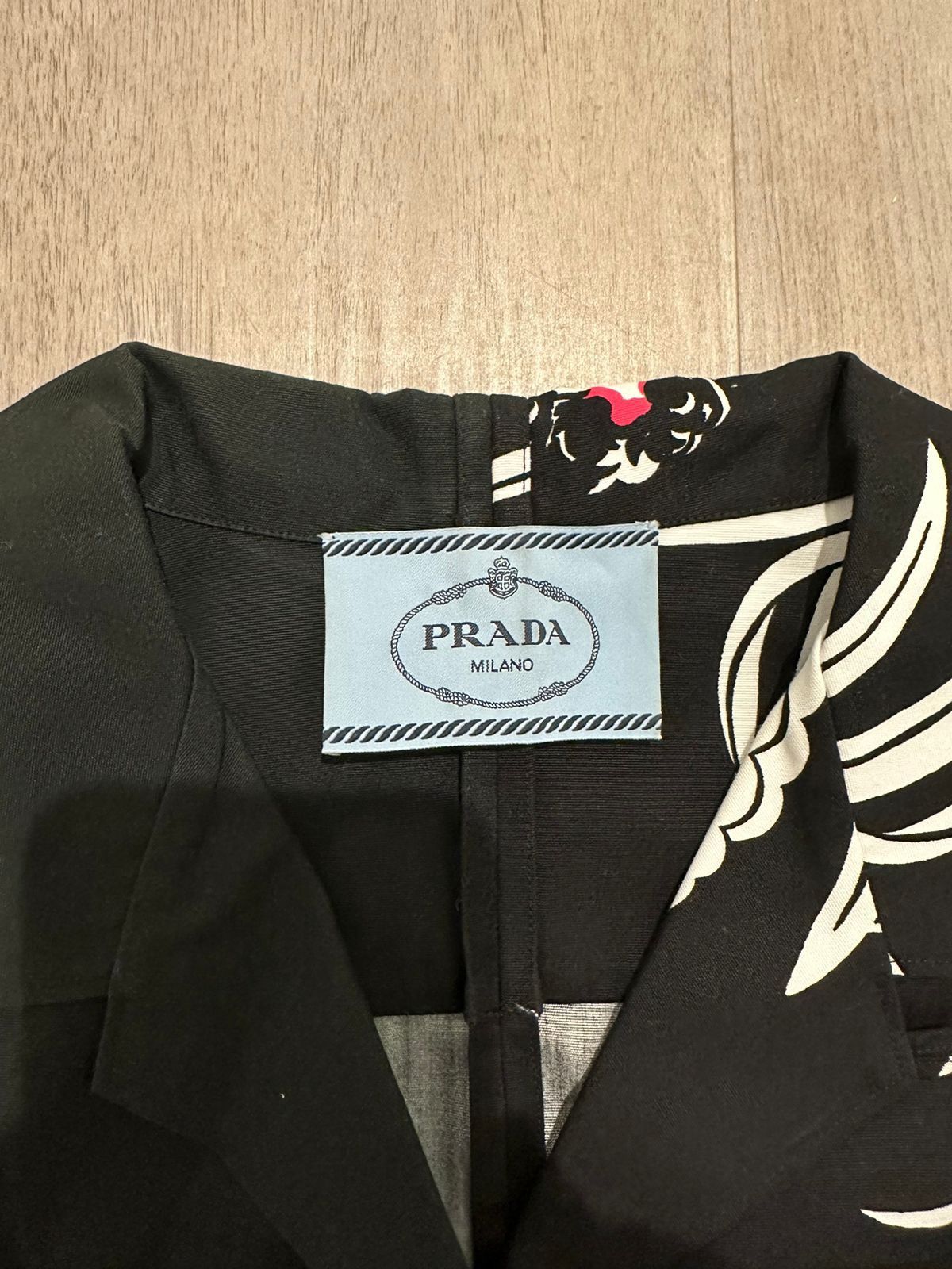 Prada FW18 Double Match Bowling Shirt Size US L / EU 52-54 / 3 - 3 Thumbnail