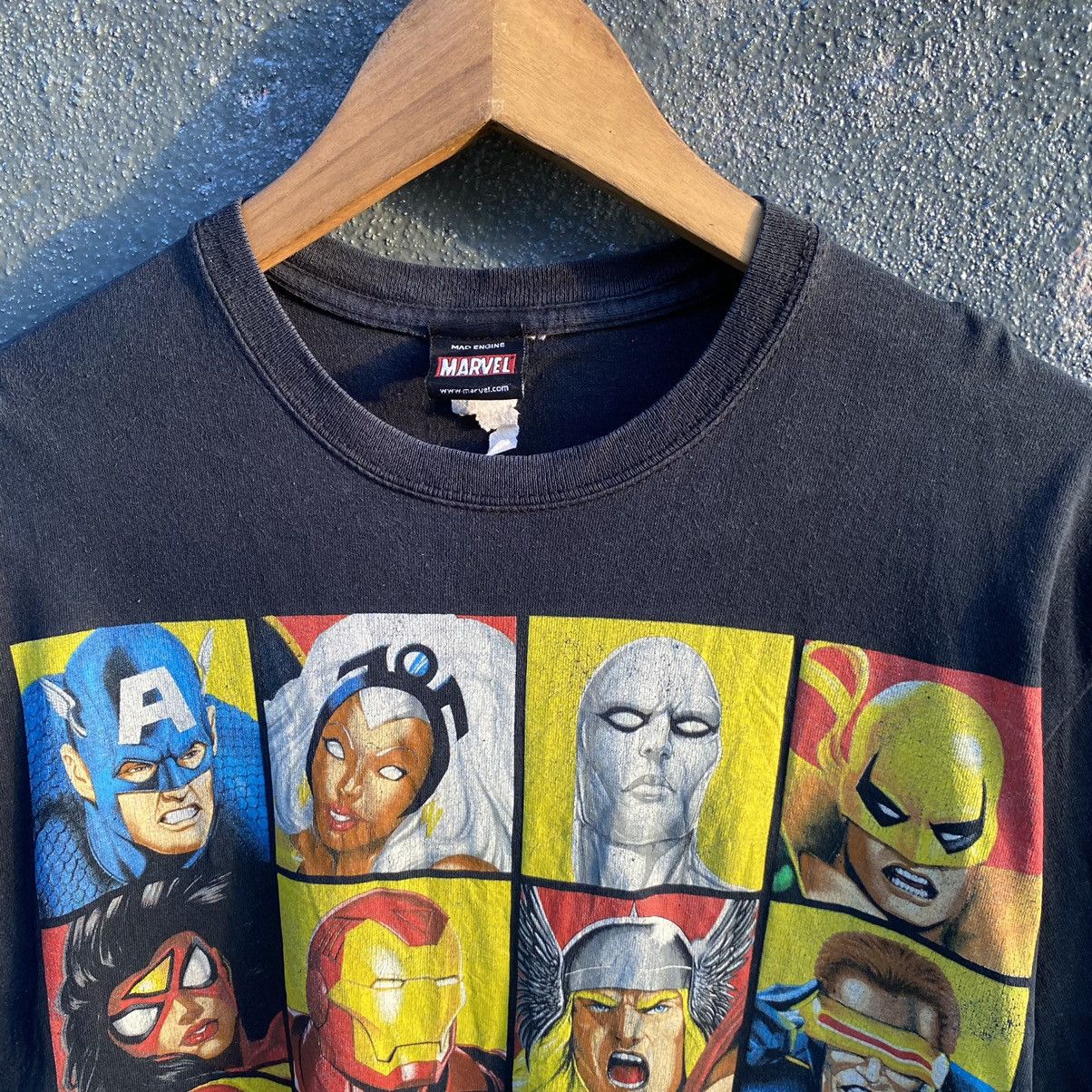 Marvel Comics Thrashed Faded Vintage Y2K Marvel Comics ERD GRUNGE TEE Size US M / EU 48-50 / 2 - 3 Thumbnail