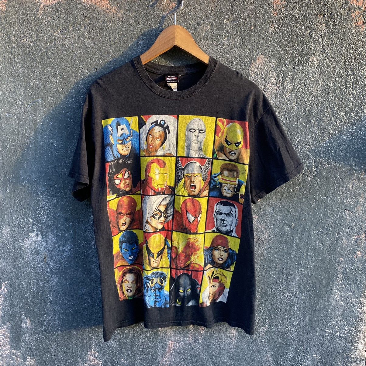 Marvel Comics Thrashed Faded Vintage Y2K Marvel Comics ERD GRUNGE TEE Size US M / EU 48-50 / 2 - 1 Thumbnail