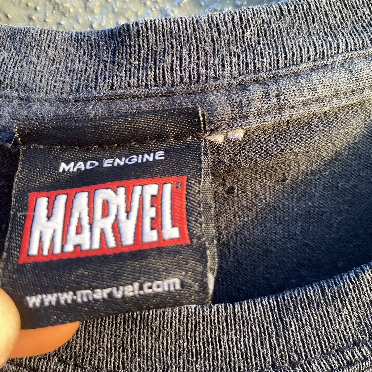 Marvel Comics Thrashed Faded Vintage Y2K Marvel Comics ERD GRUNGE TEE Size US M / EU 48-50 / 2 - 4 Thumbnail