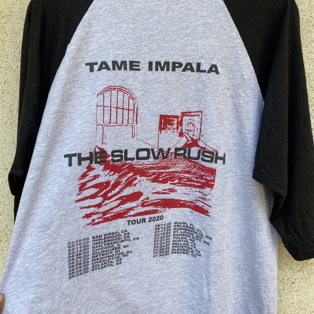 Band Tees Tame Impala The Slow Rush Album 3q Sleeve ERD GRUNGE TEE Size US XL / EU 56 / 4 - 5 Thumbnail