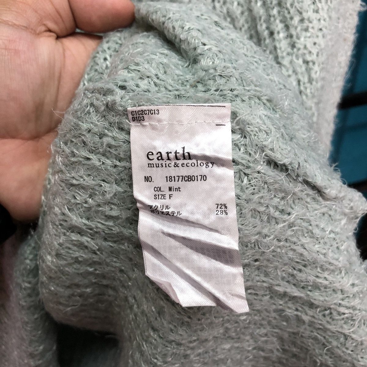Grailed Earth Music Econology Shag Shaggy Fur Mohair Knitwear #6563 Size US M / EU 48-50 / 2 - 9 Thumbnail