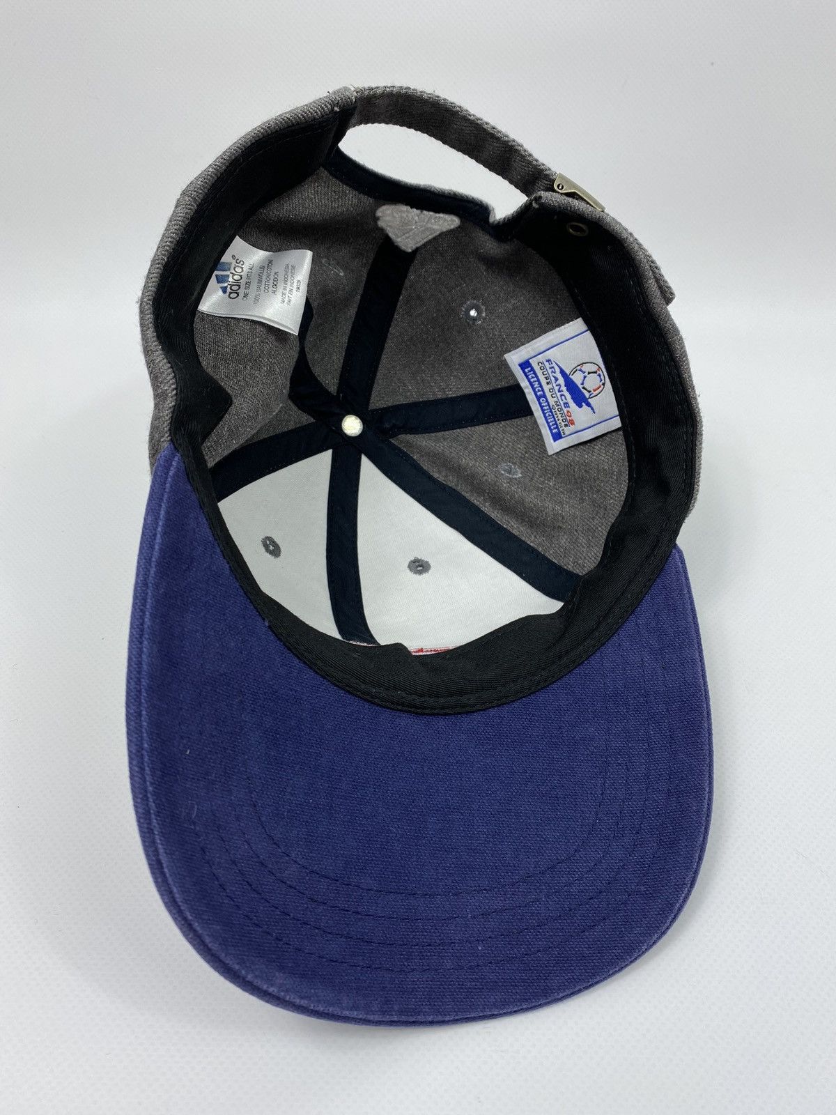 Adidas 🔥LASTDROP🔥 1994 1998 France Coupe Du Monde Football Cap Size ONE SIZE - 7 Thumbnail