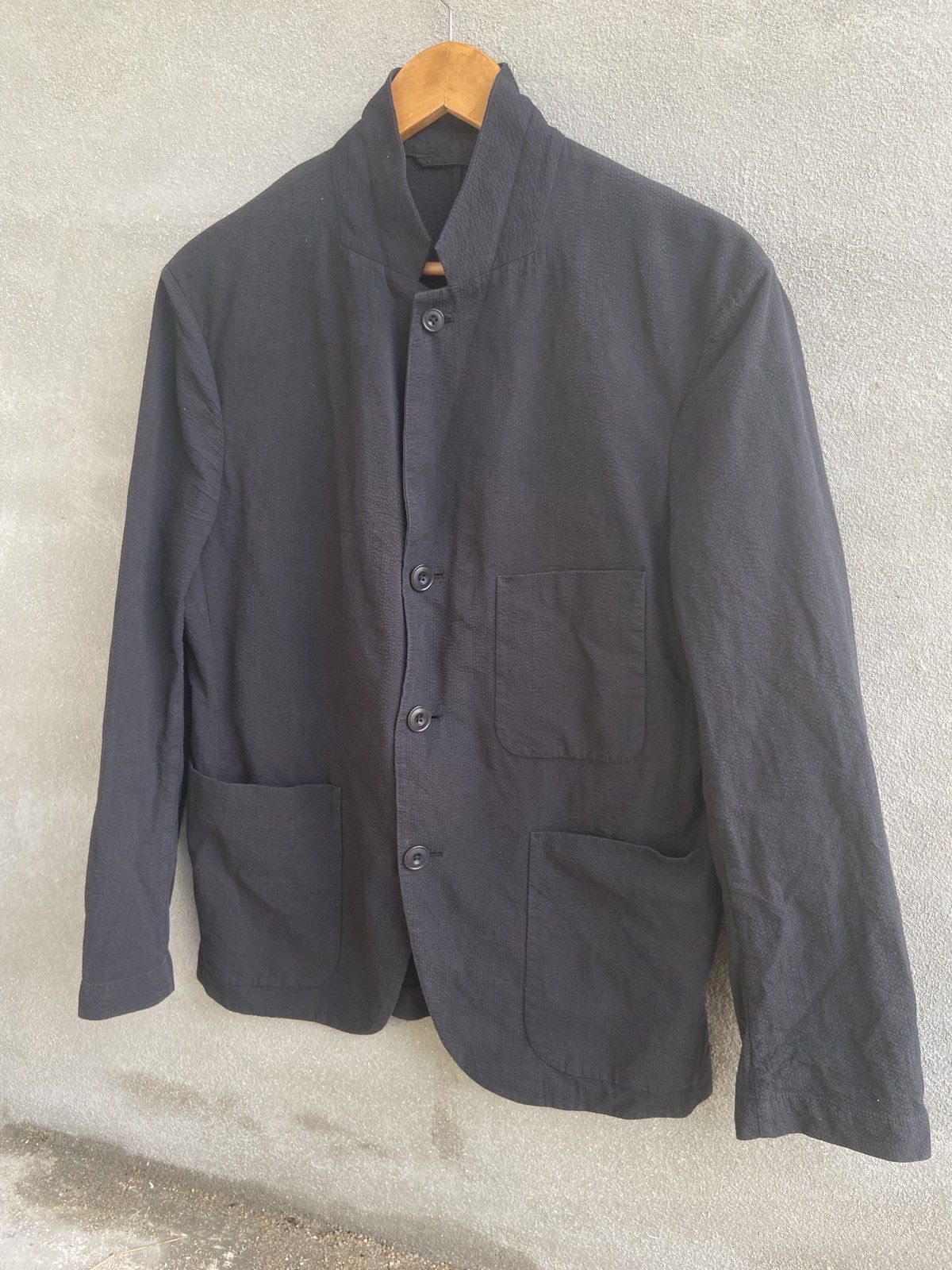 Japanese Brand Uniqlo and Lemaire Button Up Worker Blazer Jacket Size US M / EU 48-50 / 2 - 3 Thumbnail